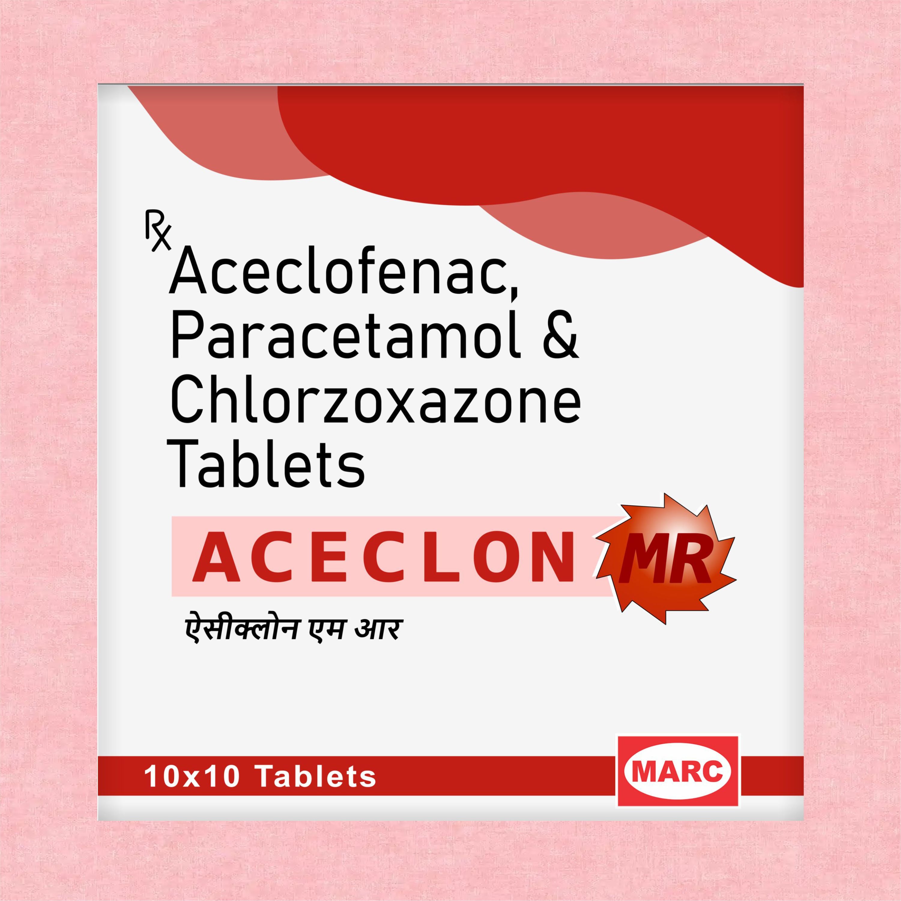 Marc Aceclon MR Tablets – Triple Action Formula for Pain, Inflammation & Muscle Spasm Relief
