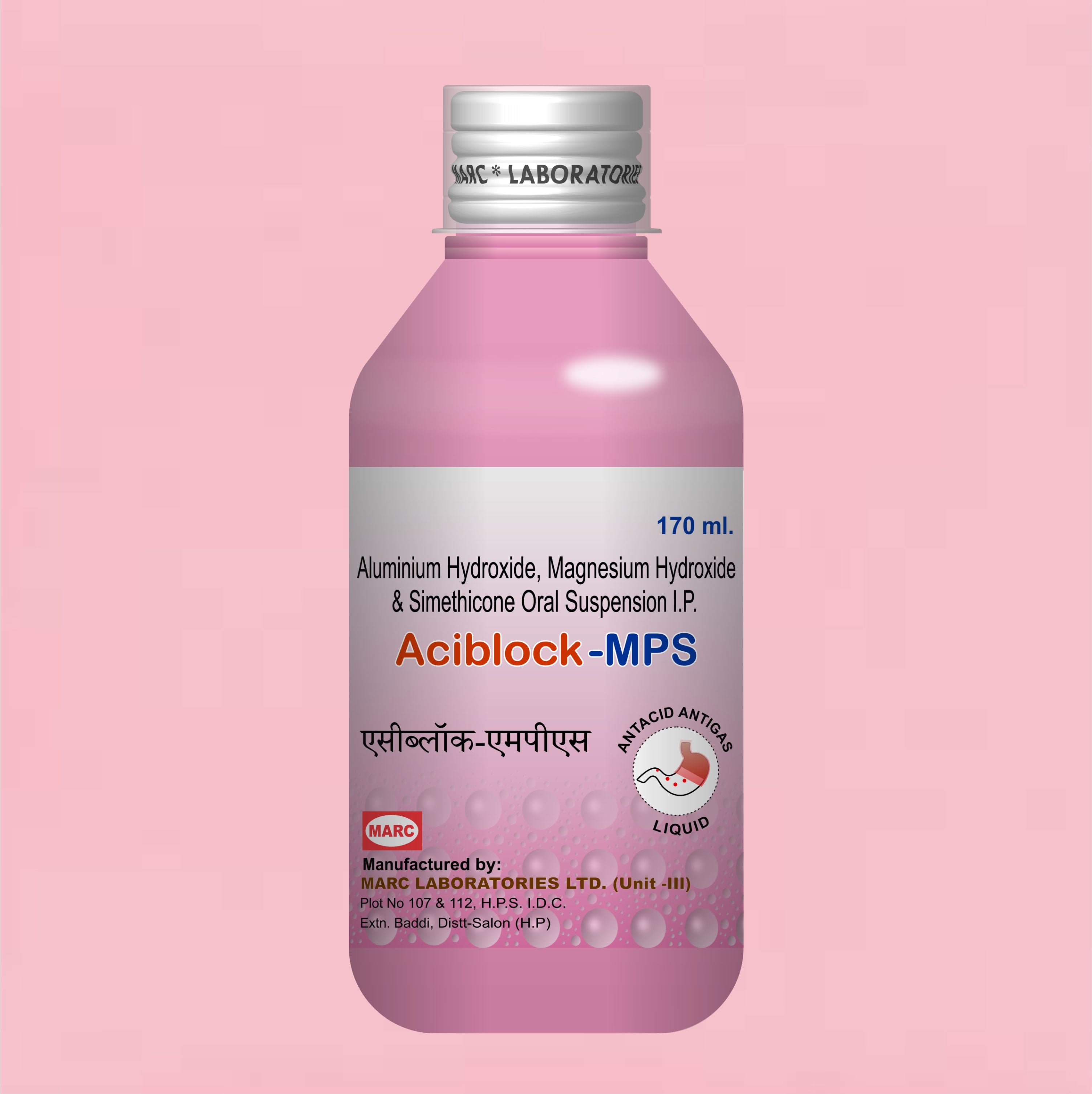 Aciblock MPS Antacid Syrup 170ml – Acidity, Heartburn & Bloating Relief