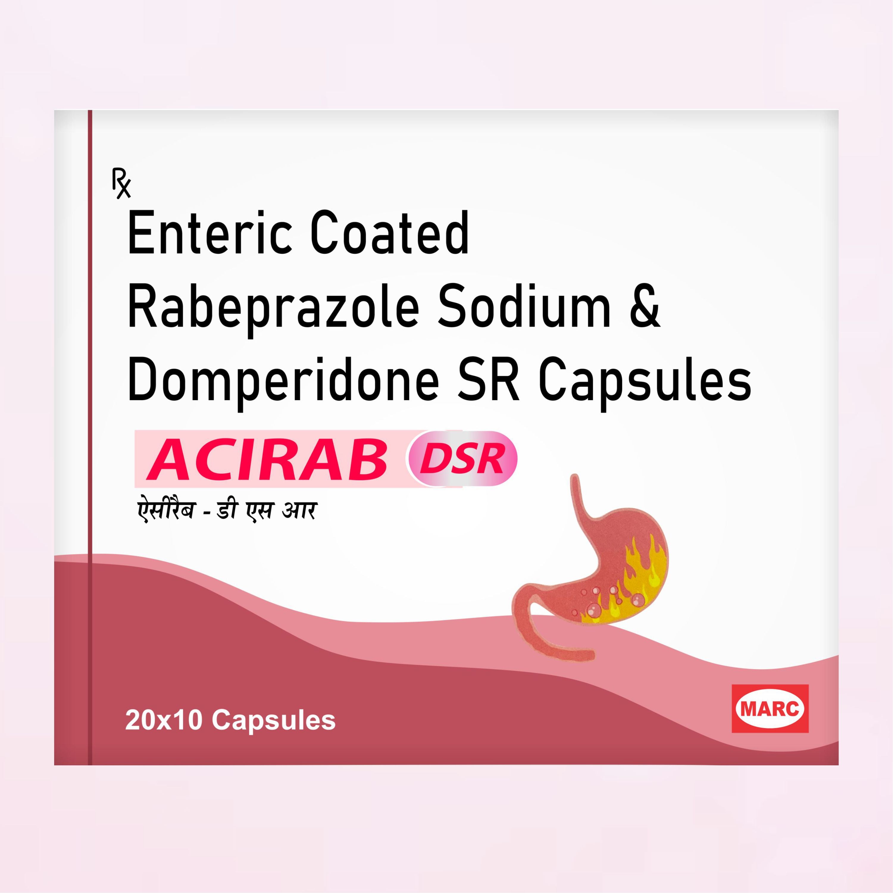 Marc Acirab DSR Capsules – Relief from Acidity, Heartburn & Gastric Discomfort