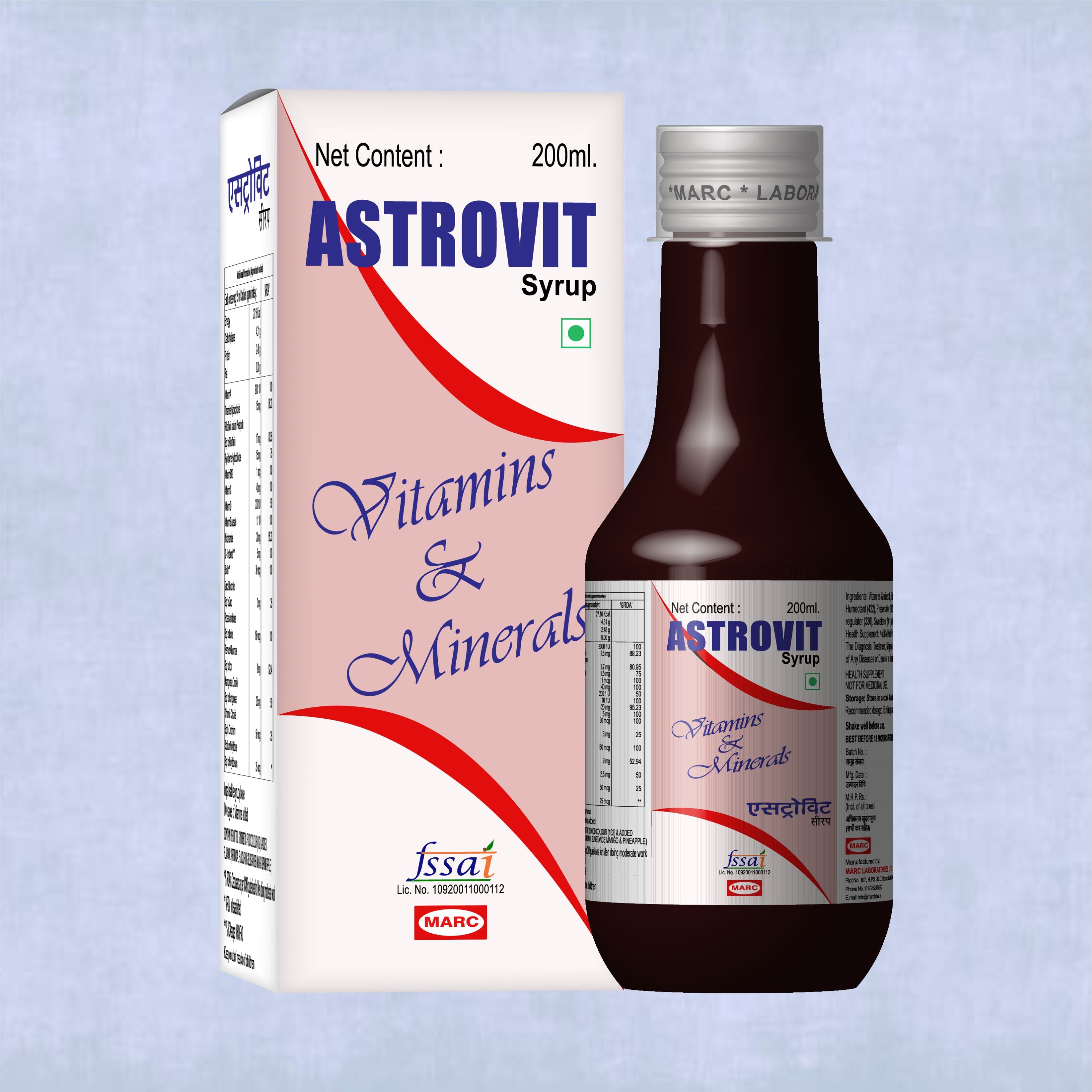 Astrovit Multivitamin Syrup 200ml – Daily Energy, Immunity & Overall Health Support