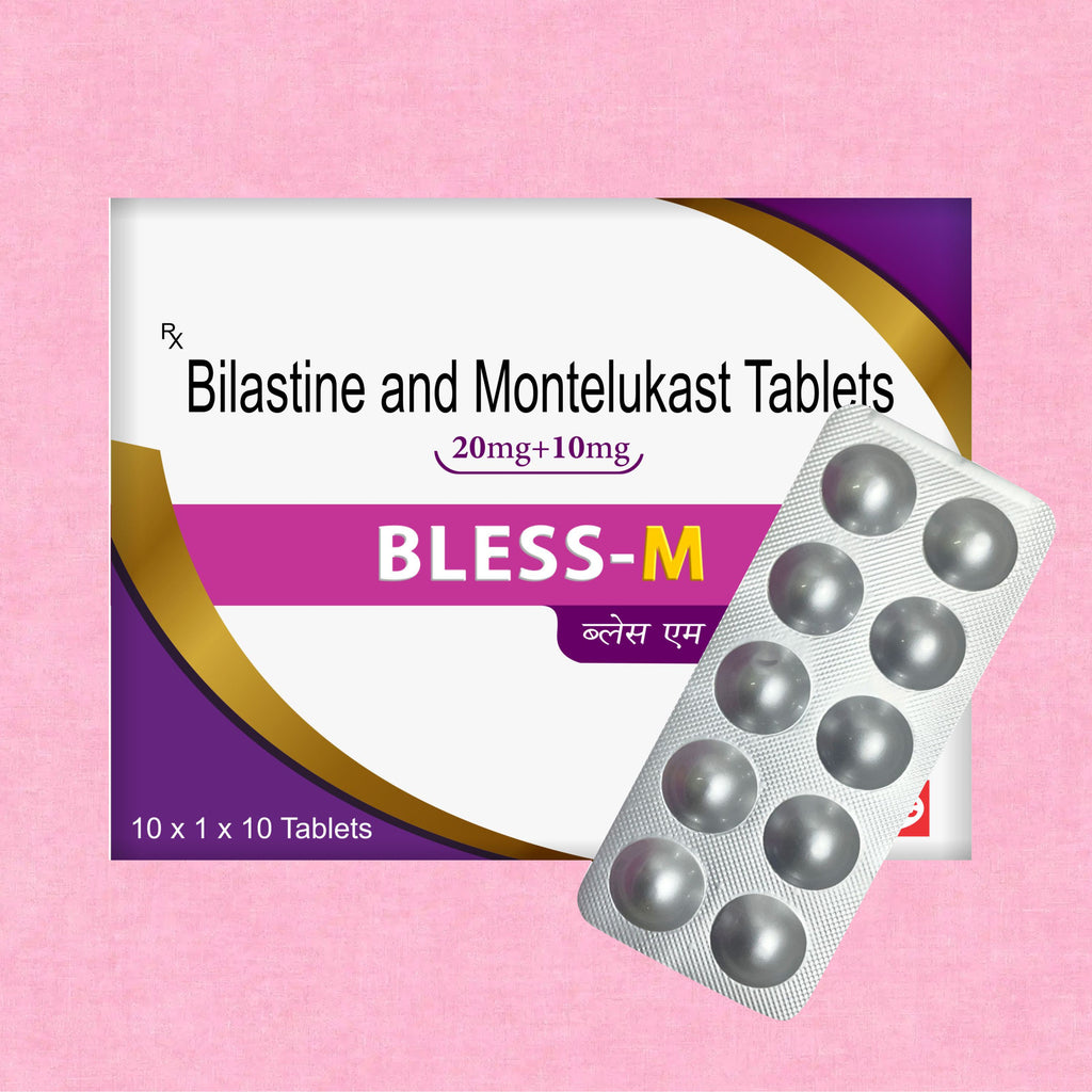 Marc Bless M Tablets – Dual Action Allergy Relief with Bilastine & Montelukast