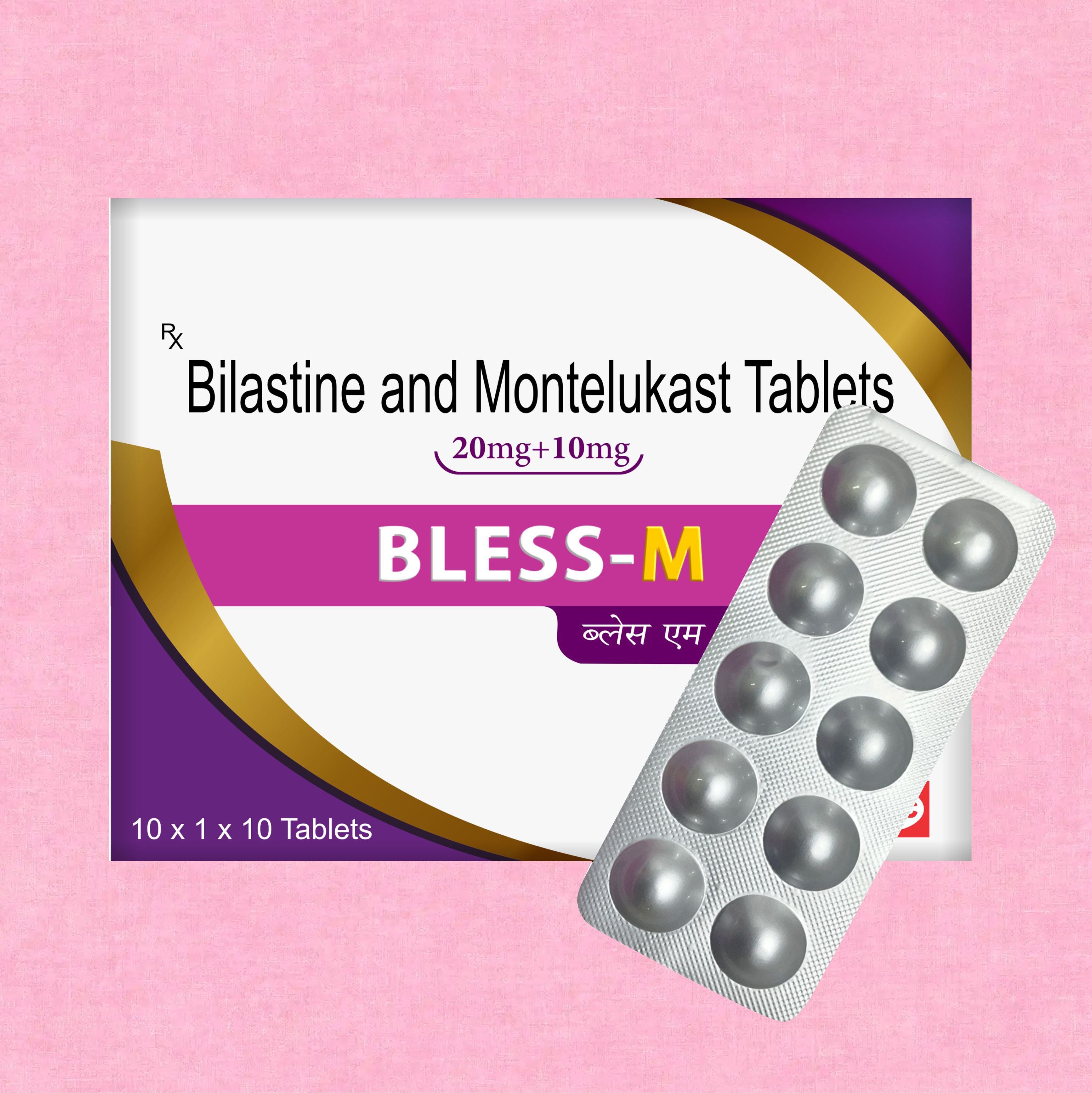 Marc Bless M Tablets – Dual Action Allergy Relief with Bilastine & Montelukast