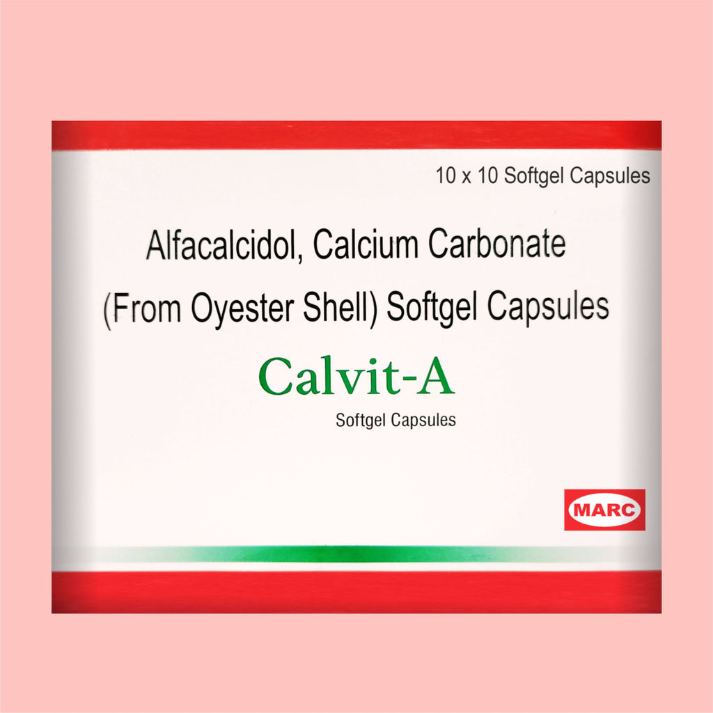 Calvit-A Softgel Capsules – Strong Bones & Optimal Calcium Absorption(1 Box)