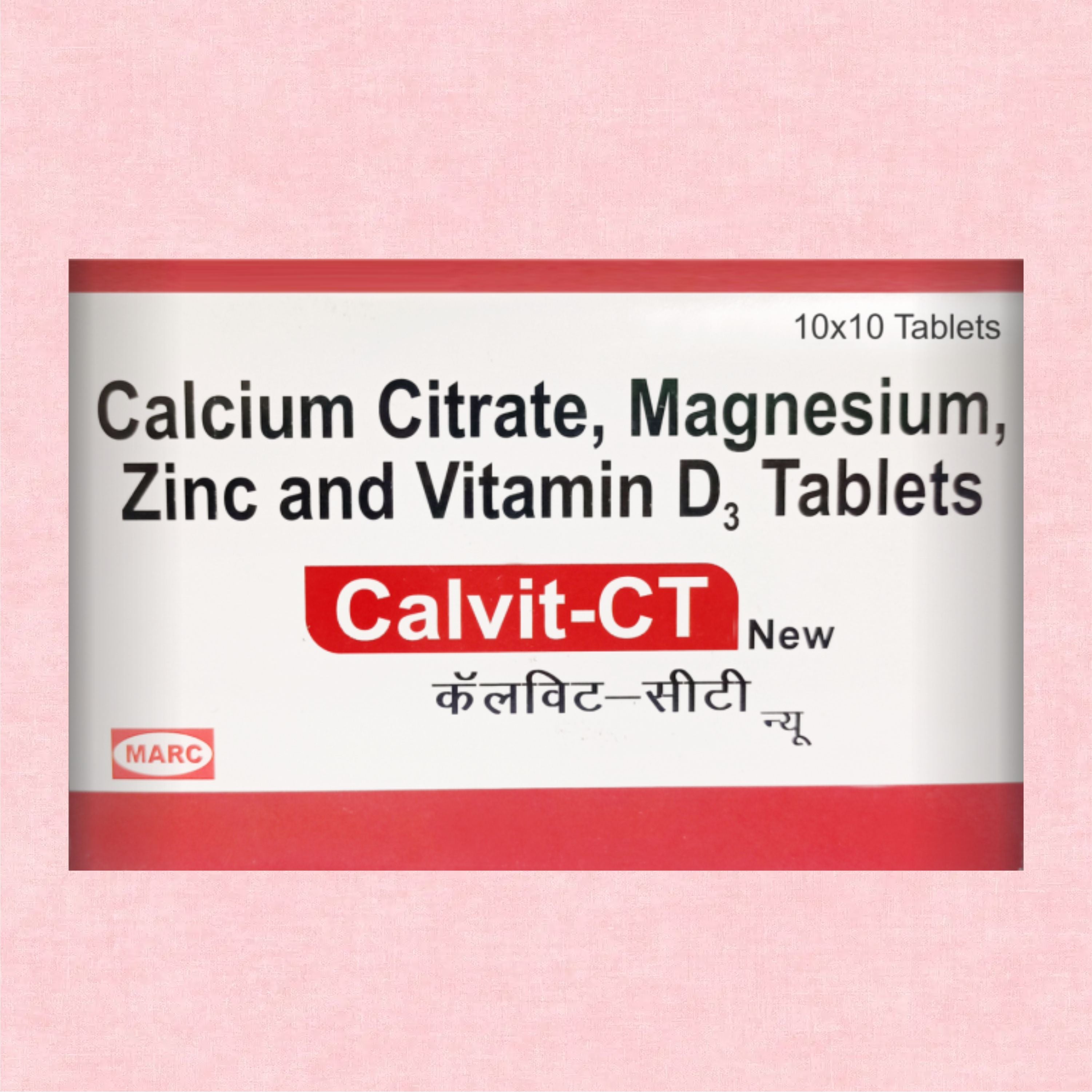 Calvit-CT Tablet – Complete Bone & Joint Health Supplement (Pack of 3 Strip)