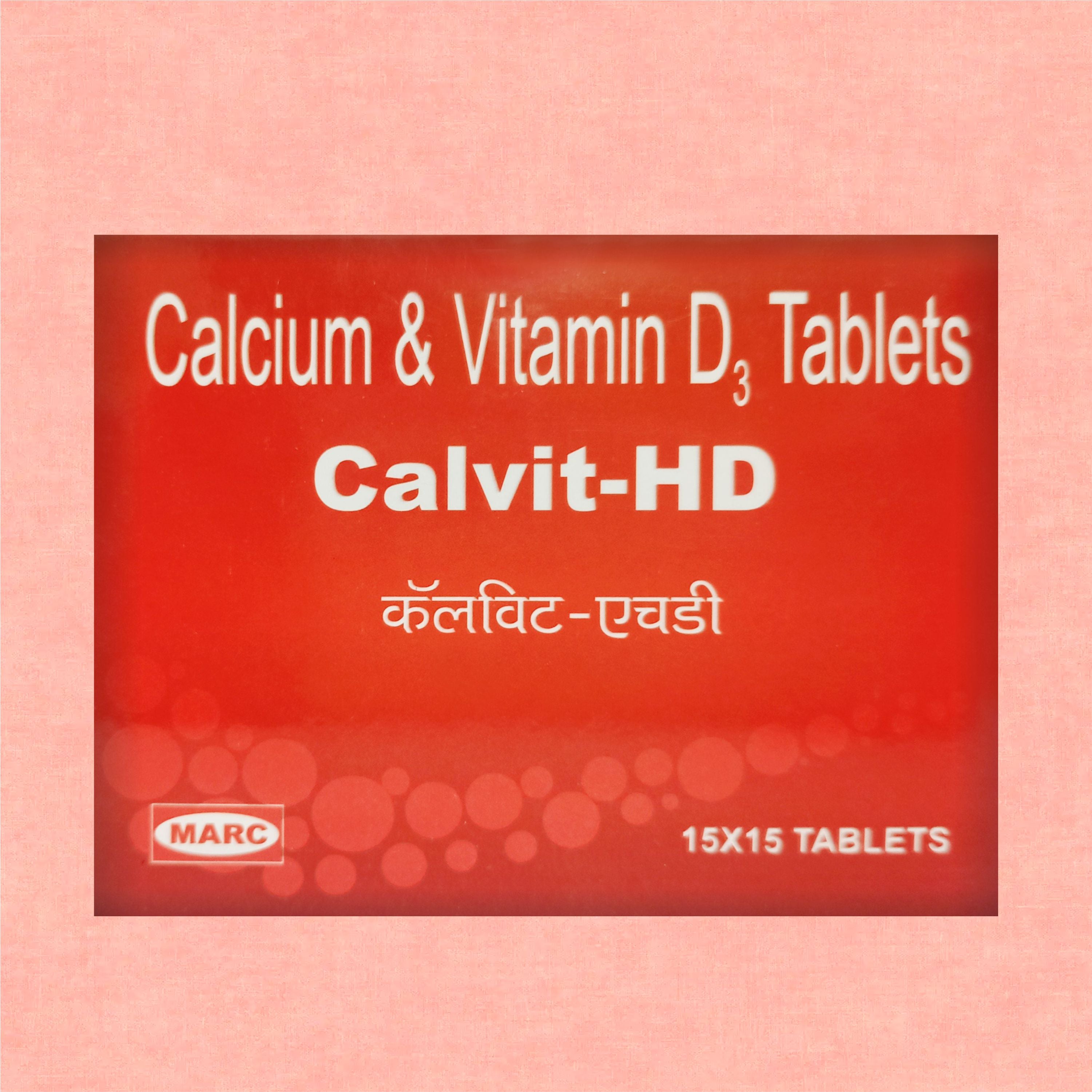 Calvit HD Tablet – Premium Calcium & Vitamin D3 Supplement for Strong Bones & Teeth (Pack of 2 Strip)