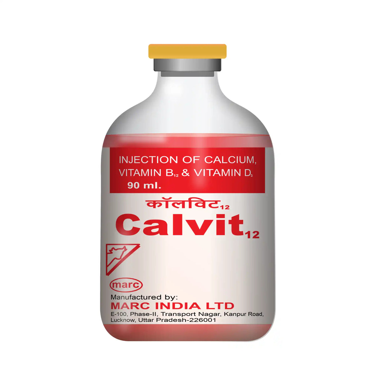Calvit-12 Veterinary Calcium & Vitamin B12 Injection 100ml – Milk Fever & Deficiency in Cattle