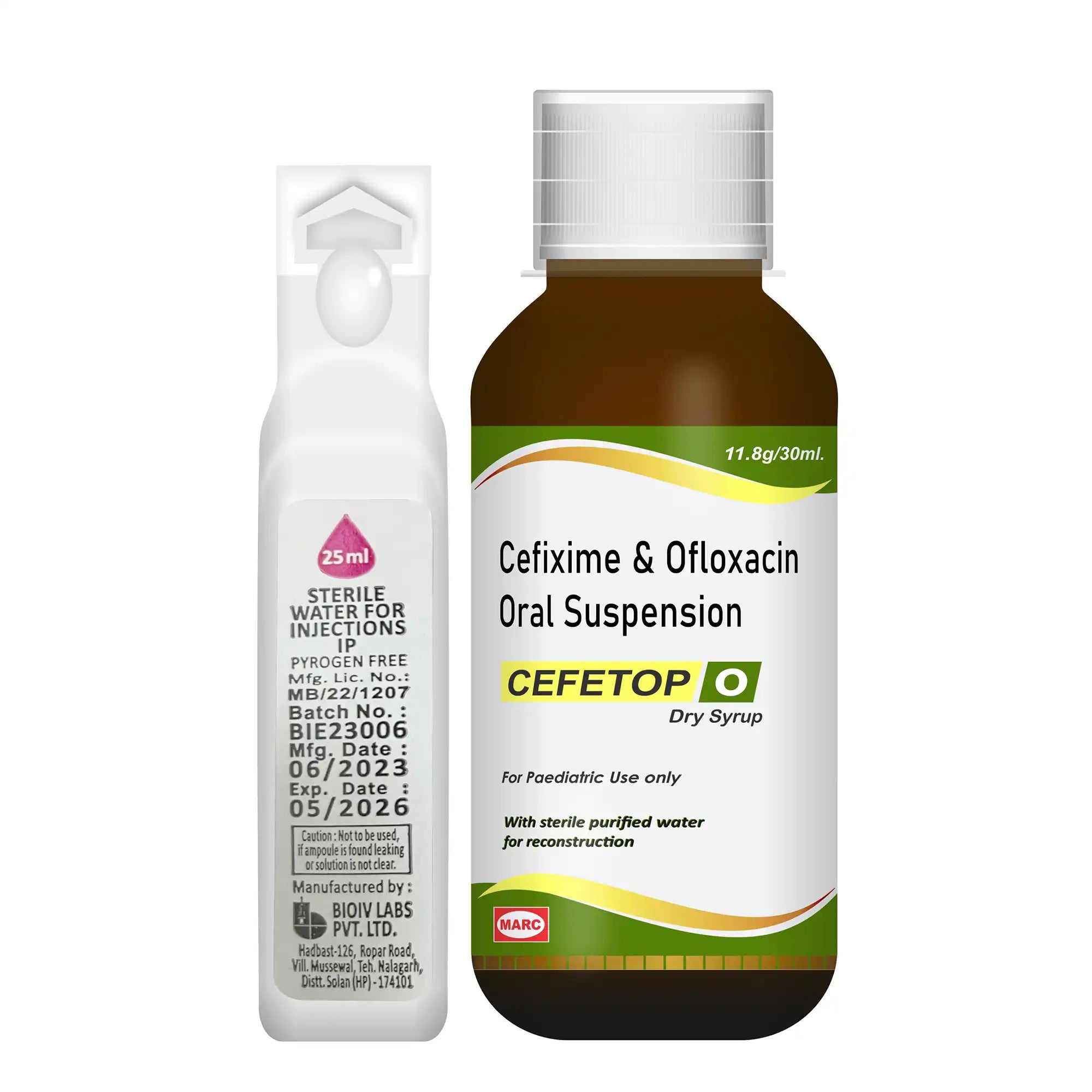 Cefetop-O Cefpodoxime & Ofloxacin Dry Syrup – Pediatric Antibiotic for Ear, Throat & UTI