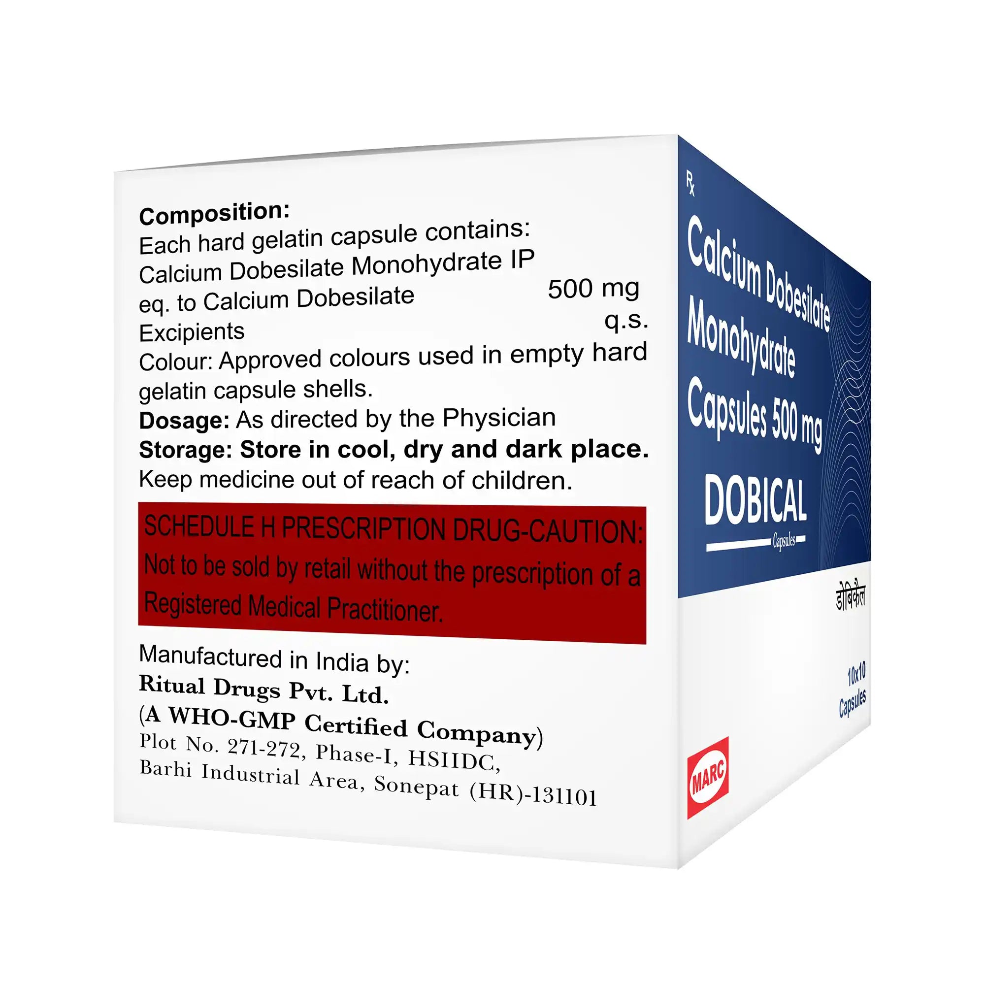Dobical Calcium Dobesilate Tablet – Vascular Health, Diabetic Retinopathy & Venous Insufficiency
