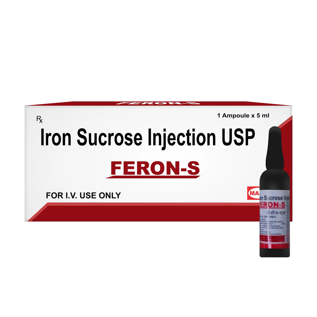 Feron S Injection – Iron Sucrose Injection for Iron Deficiency Anemia