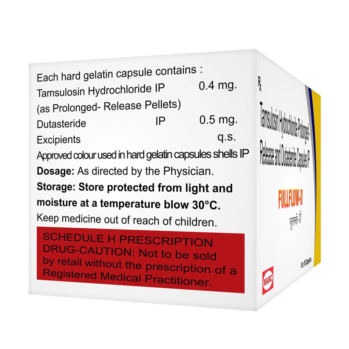 Fullflow-D Tamsulosin & Dutasteride Tablet – Enlarged Prostate & BPH Symptom Relief