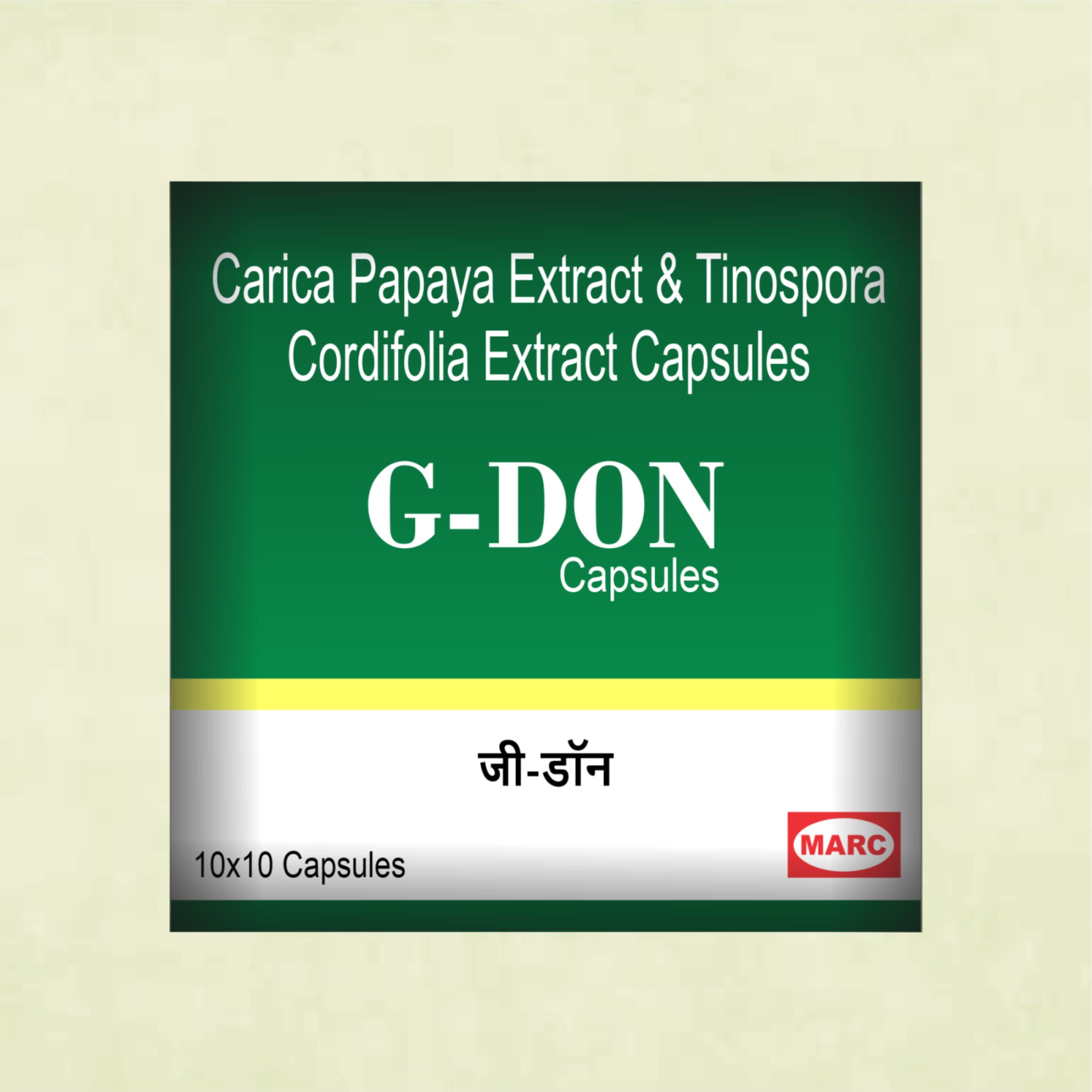 Marc G Don Capsule – Natural Platelet Booster & Immunity Support