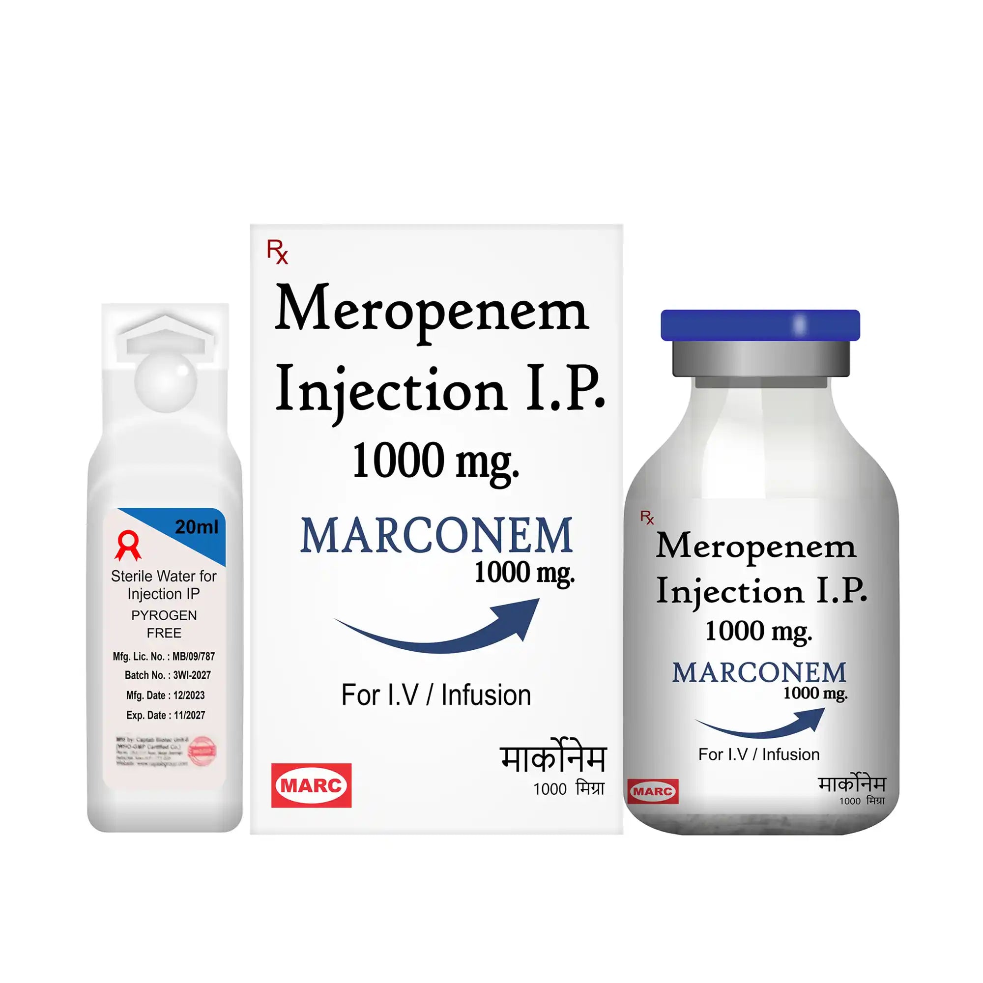 Marconem Meropenem Injection – Critical Care Carbapenem Antibiotic for Drug-Resistant Infections