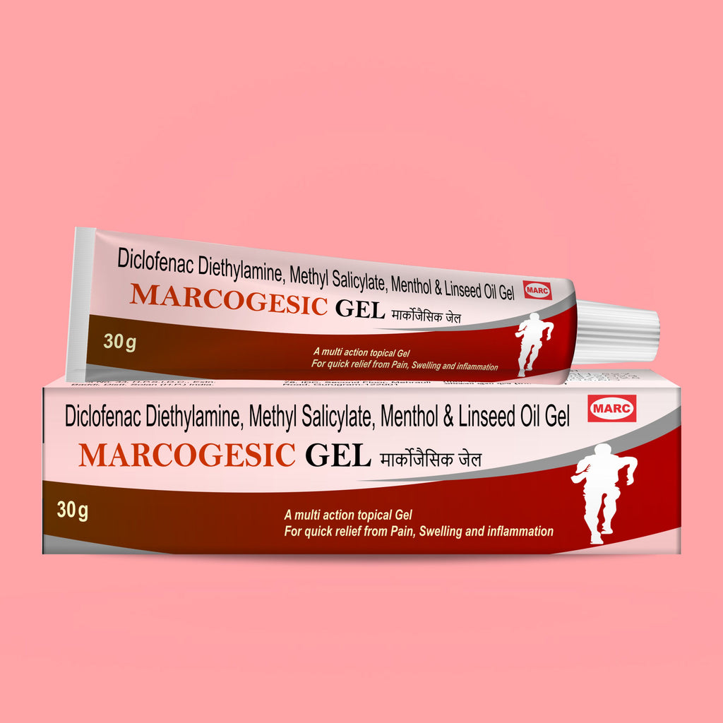 Marcogesic Gel 30g (Pack of 2) – Fast Relief for Joint Pain, Muscle Soreness, Sprains & Backache