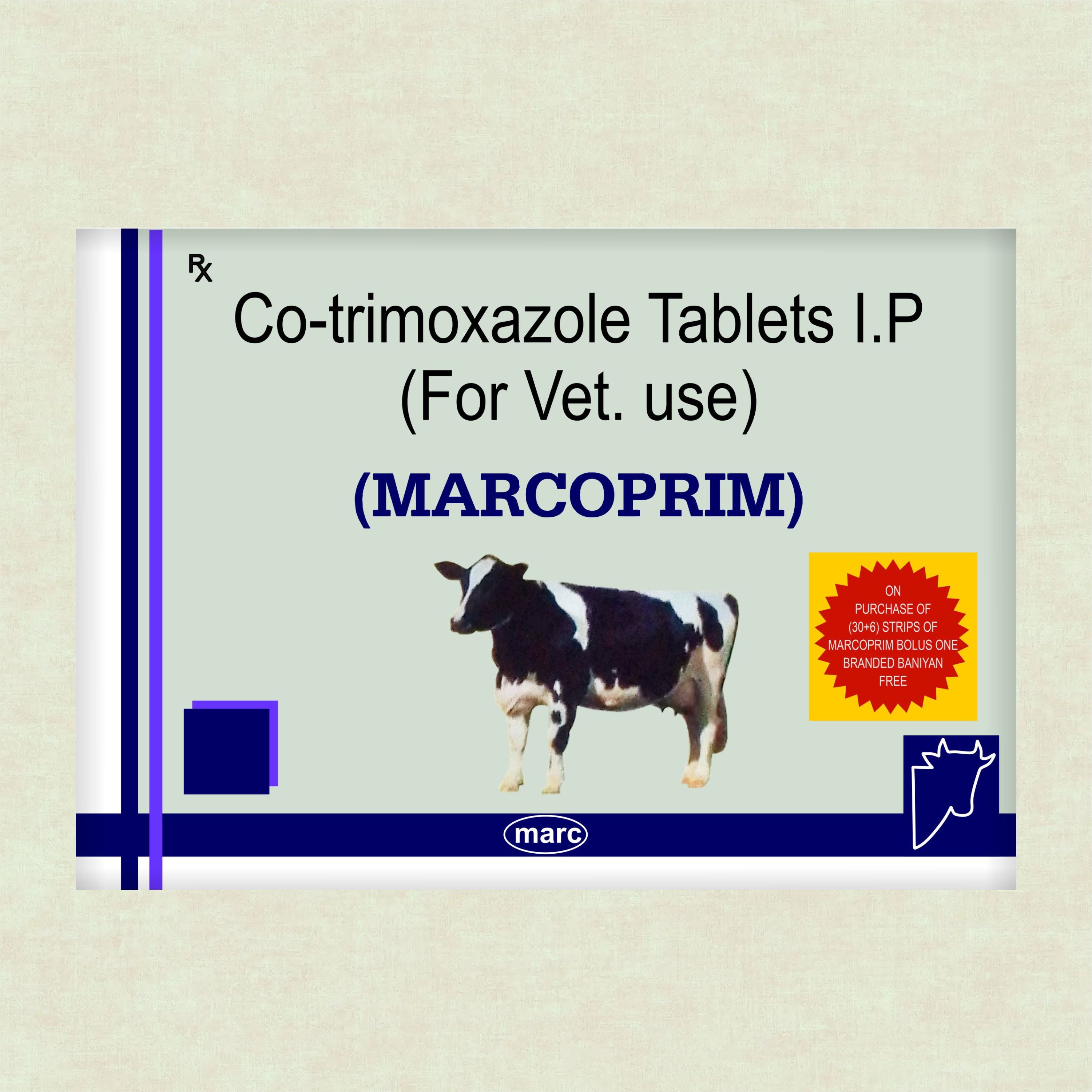 Marc Marcoprim Bolus – Broad-Spectrum Veterinary Antibiotic