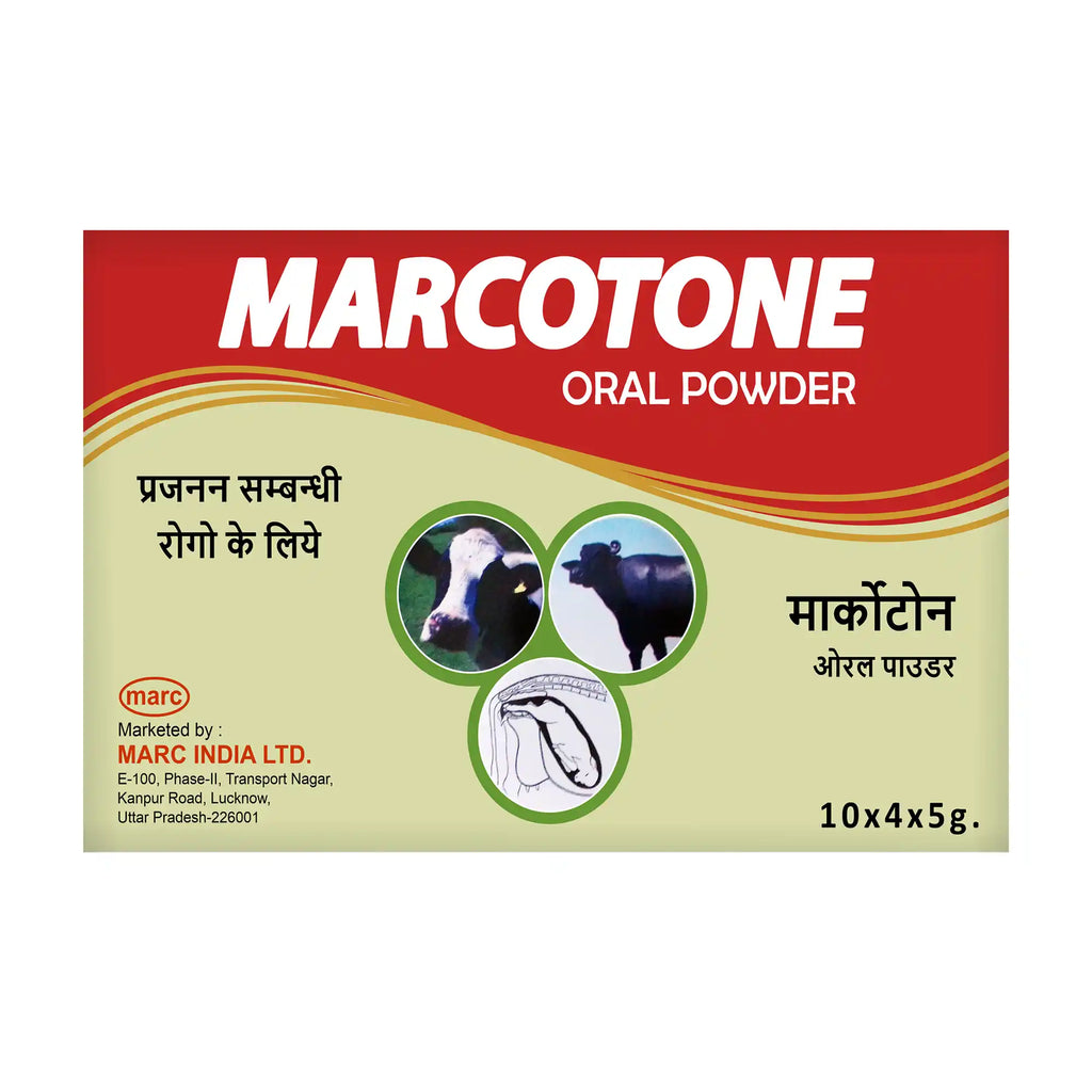 Marcotone Veterinary Tonic Oral Powder 5gm – Energy, Growth & Health Supplement for Livestock