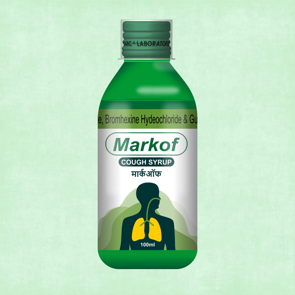 Markof Cough & Chest Congestion Syrup 100ml – Mucus, Cold & Respiratory Relief