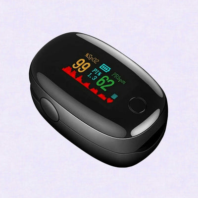 Fingertip Pulse Oximeter – Blood Oxygen Level & Heart Rate Monitor
