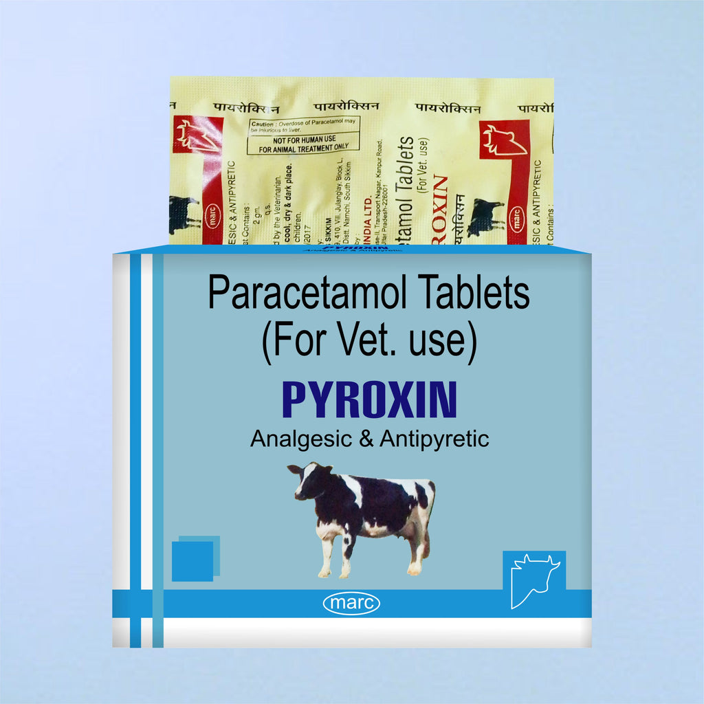 Pyroxin Bolus (10x4) – Veterinary Antipyretic & Analgesic for Livestock