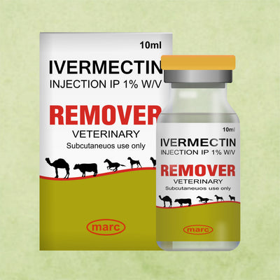 Remover Injection 10ml  – Powerful Ivermectin-Based Parasite Control for Livestock