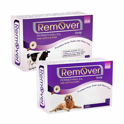 Remover Veterinary Medicated Antiparasitic Soap – Tick, Mite & External Parasite Control for Animals