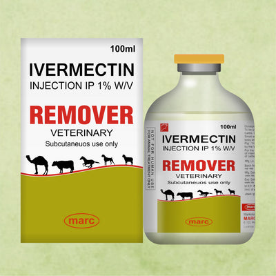 Remover Injection 100ml – Powerful Ivermectin-Based Parasite Control for Livestock