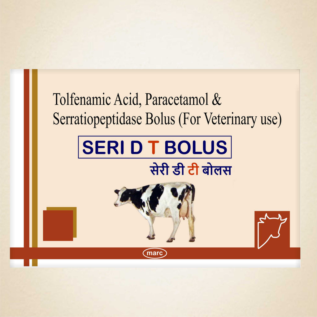 Seri D T Bolus (5x4) – Complete Pain Relief & Anti-Inflammatory Solution for Livestock