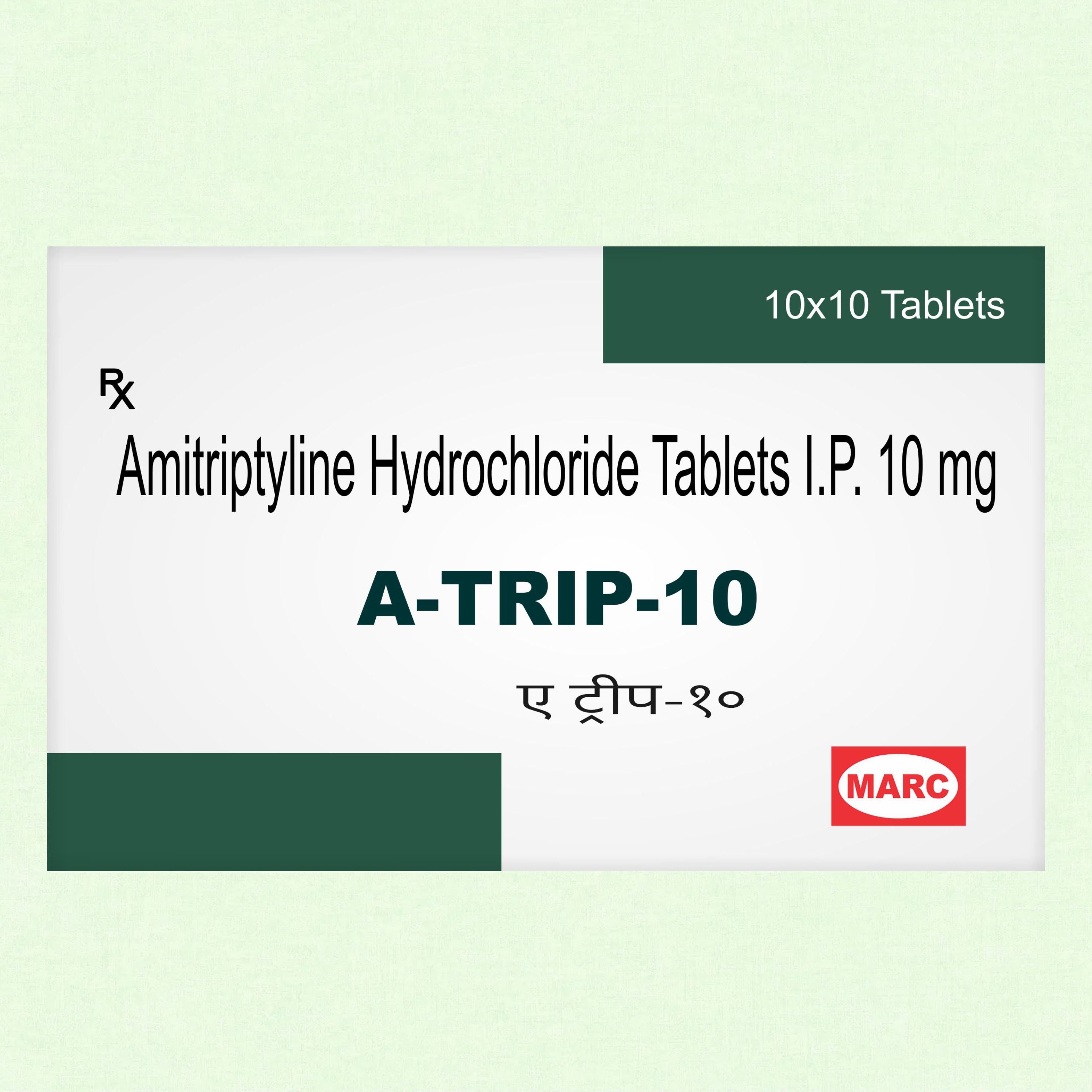 A-Trip 25 Amitriptyline 25mg Tablet – Depression, Chronic Nerve Pain & Sleep Disorder