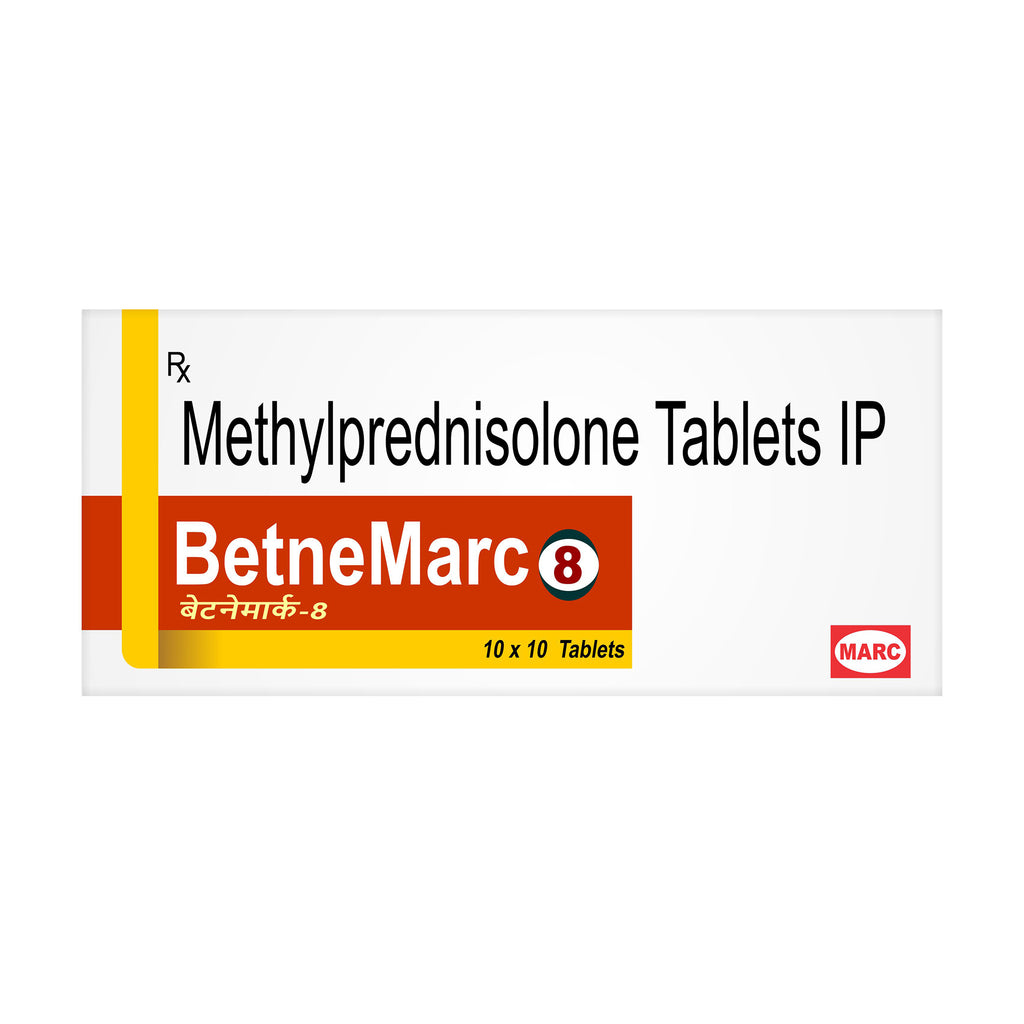 Betnemarc-8 Betamethasone 8mg Tablet – High-Dose Corticosteroid for Severe Inflammation