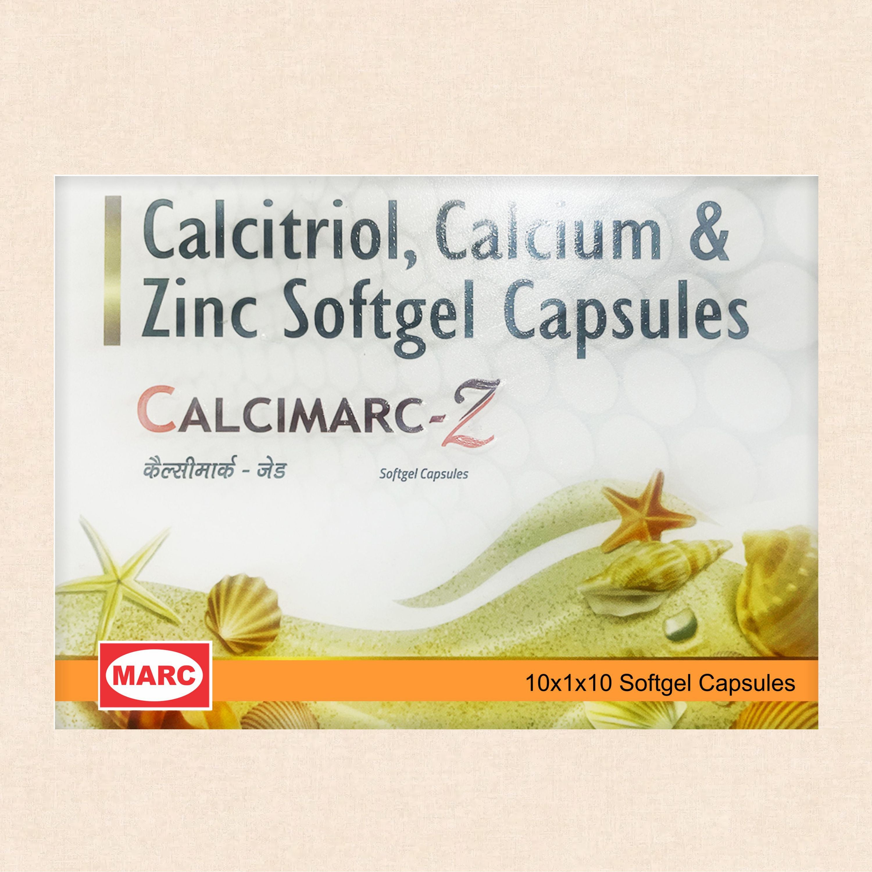Calcimarc Z Tablets – Whole Bone & Immunity Support with Calcitriol, Calcium & Zinc(1Box)
