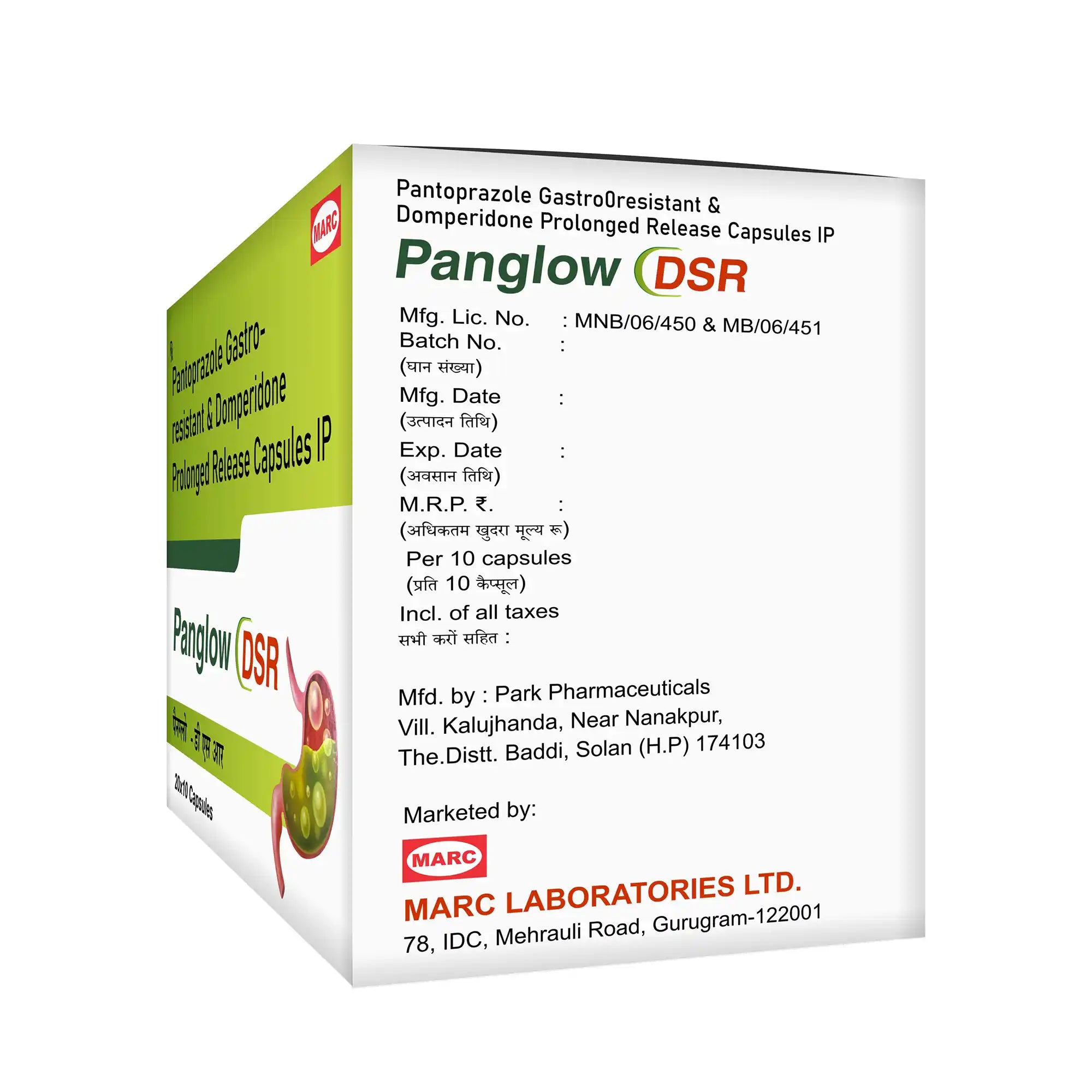 Panglow DSR Pantoprazole & Domperidone Capsule – Acidity, Bloating & GERD Management