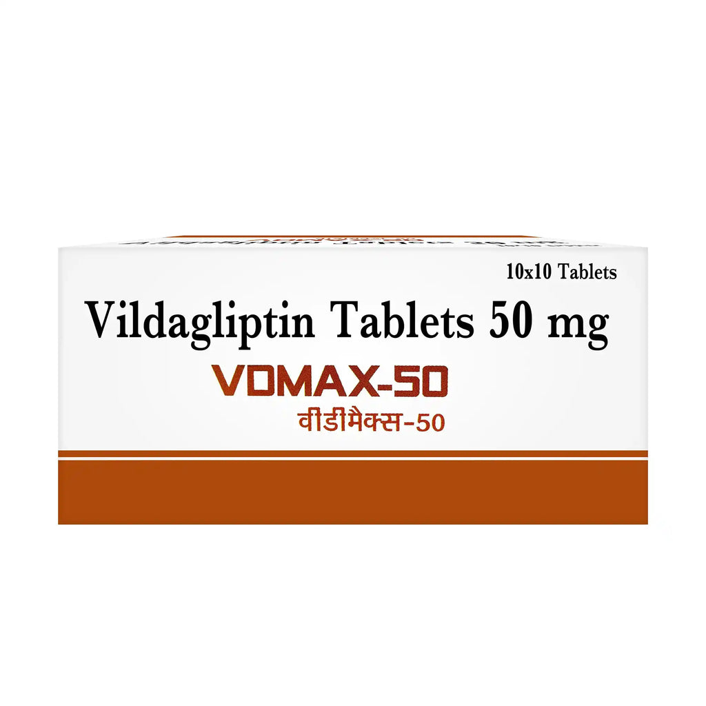Vdmax-50-Vildagliptin 50mg Tablet: Helps to Control Blood Sugar in Type 2 Diabetes