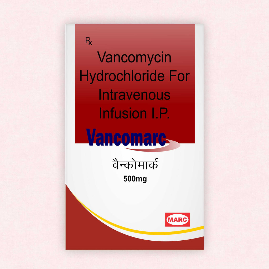 Vancomarc 500mg Vancomycin Injection – Hospital-Grade Glycopeptide Antibiotic for MRSA & Severe Infections