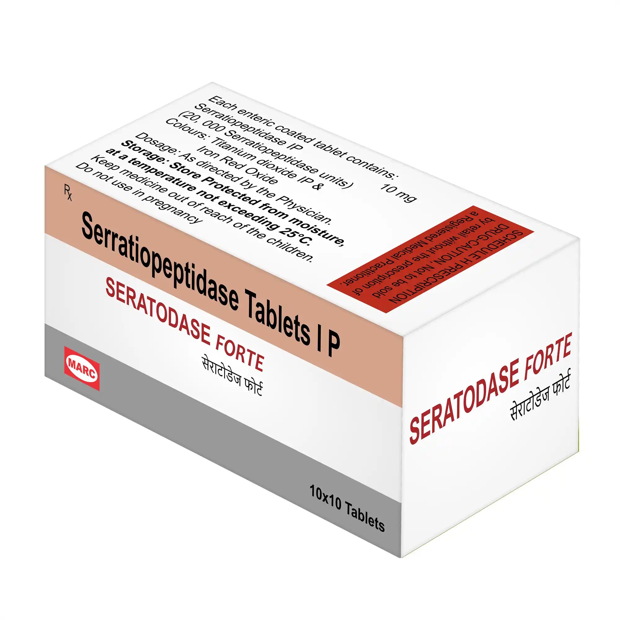 Seratodase Forte Serratiopeptidase Tablet – Post-Surgery Swelling, Scar & Inflammation Relief