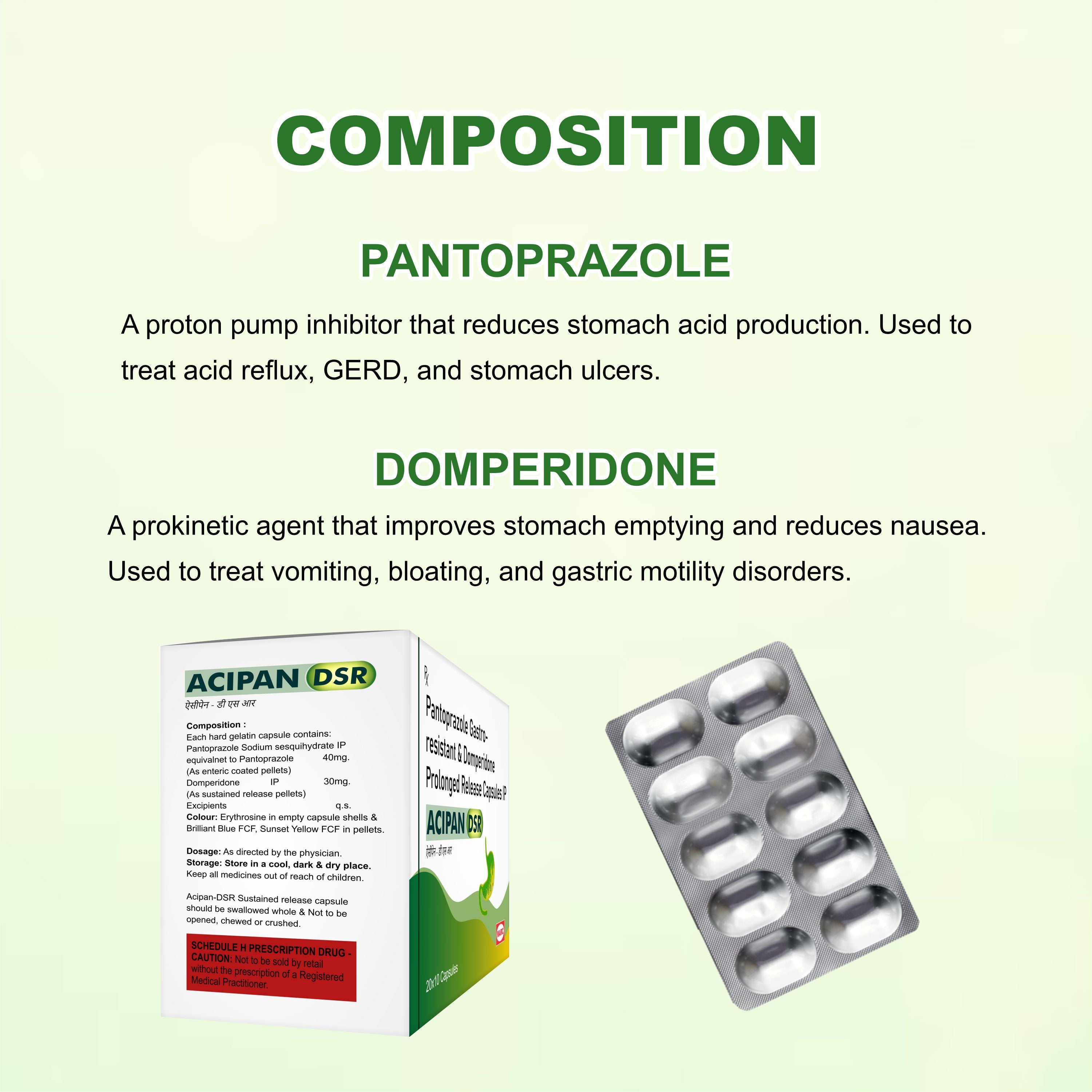 Marc Acipan DSR Capsule – Fast Relief from Acidity, Gas & Indigestion
