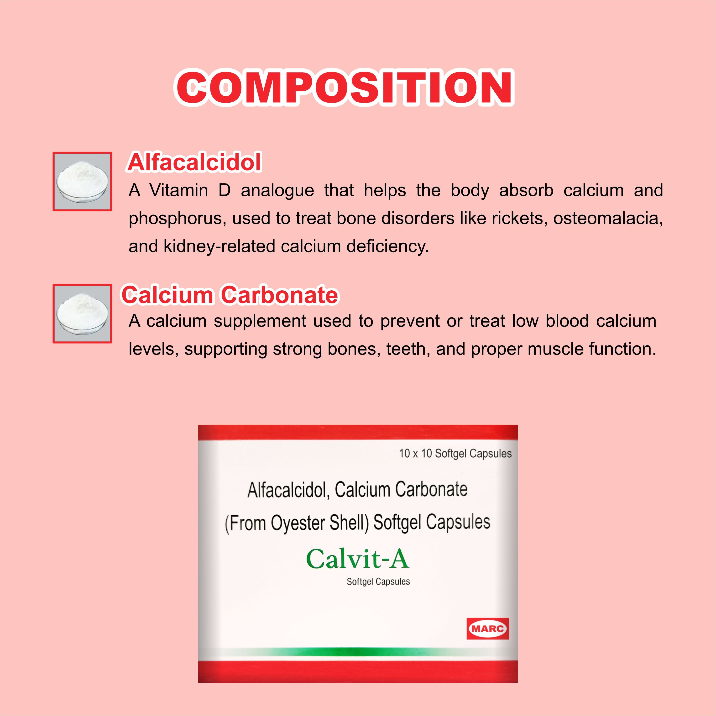Calvit-A Softgel Capsules – Strong Bones & Optimal Calcium Absorption