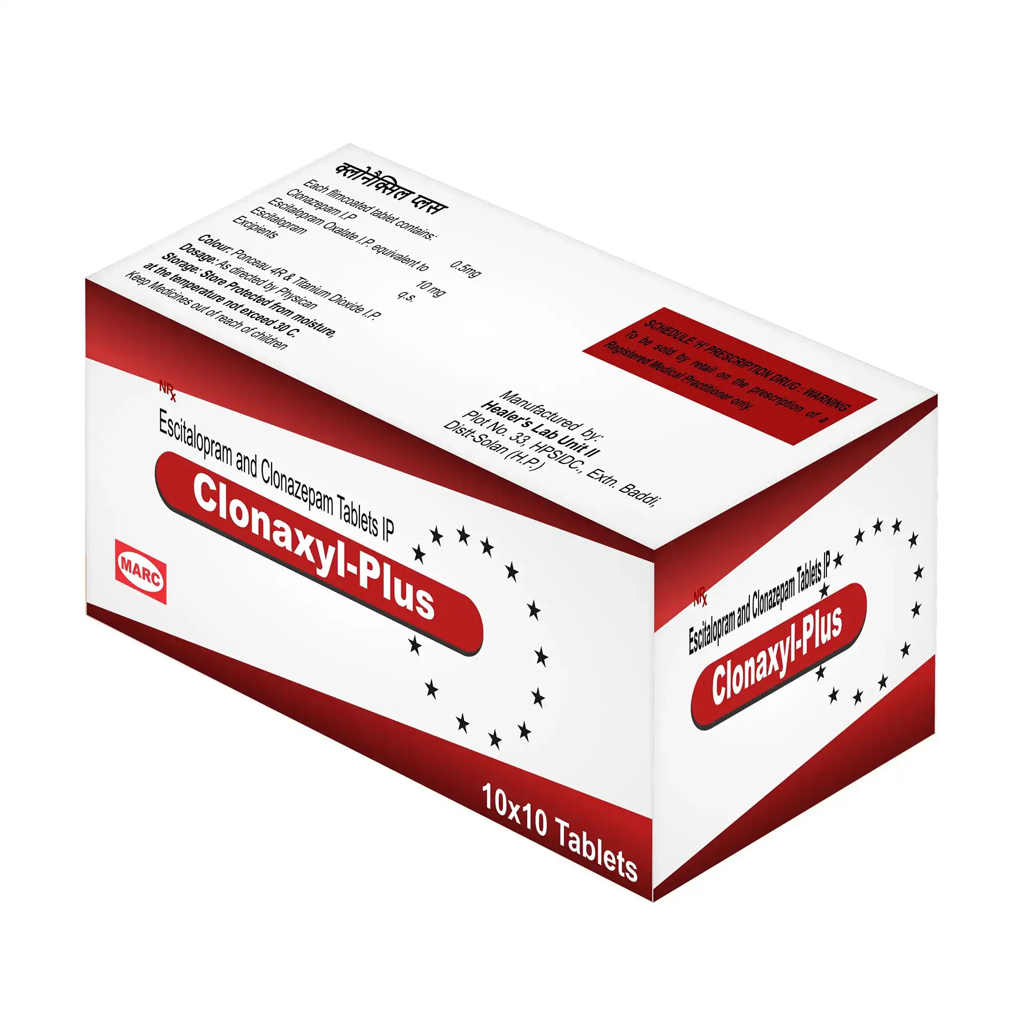 Clonaxyl Plus Clonazepam & Escitalopram Tablet – Anxiety, Depression & Panic Disorder Treatment