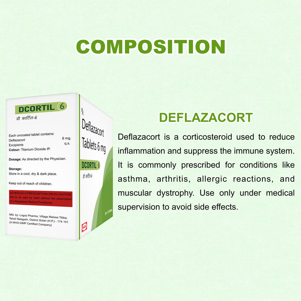 Marc Dcortil 6 Tablets – Effective Relief from Inflammation & Immune Disorders
