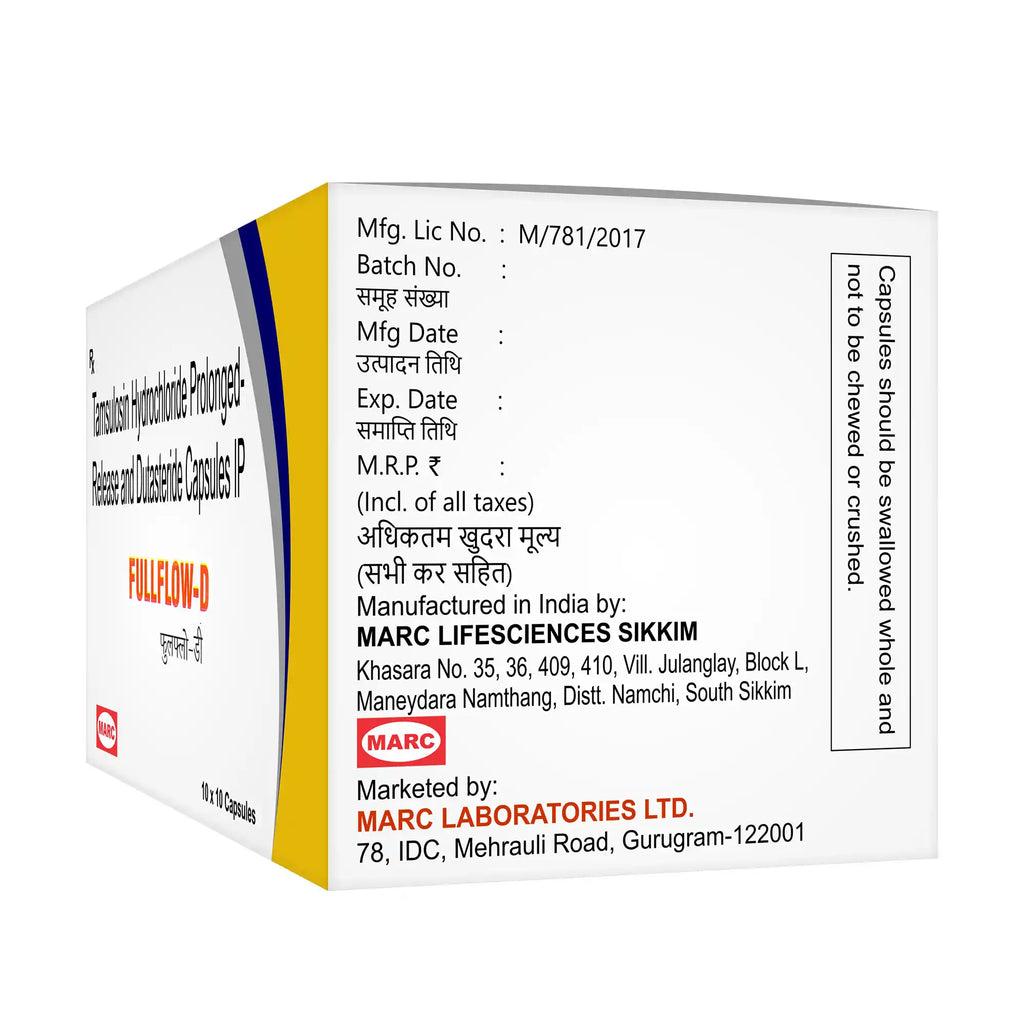 Fullflow-D Tamsulosin & Dutasteride Tablet – Enlarged Prostate & BPH Symptom Relief