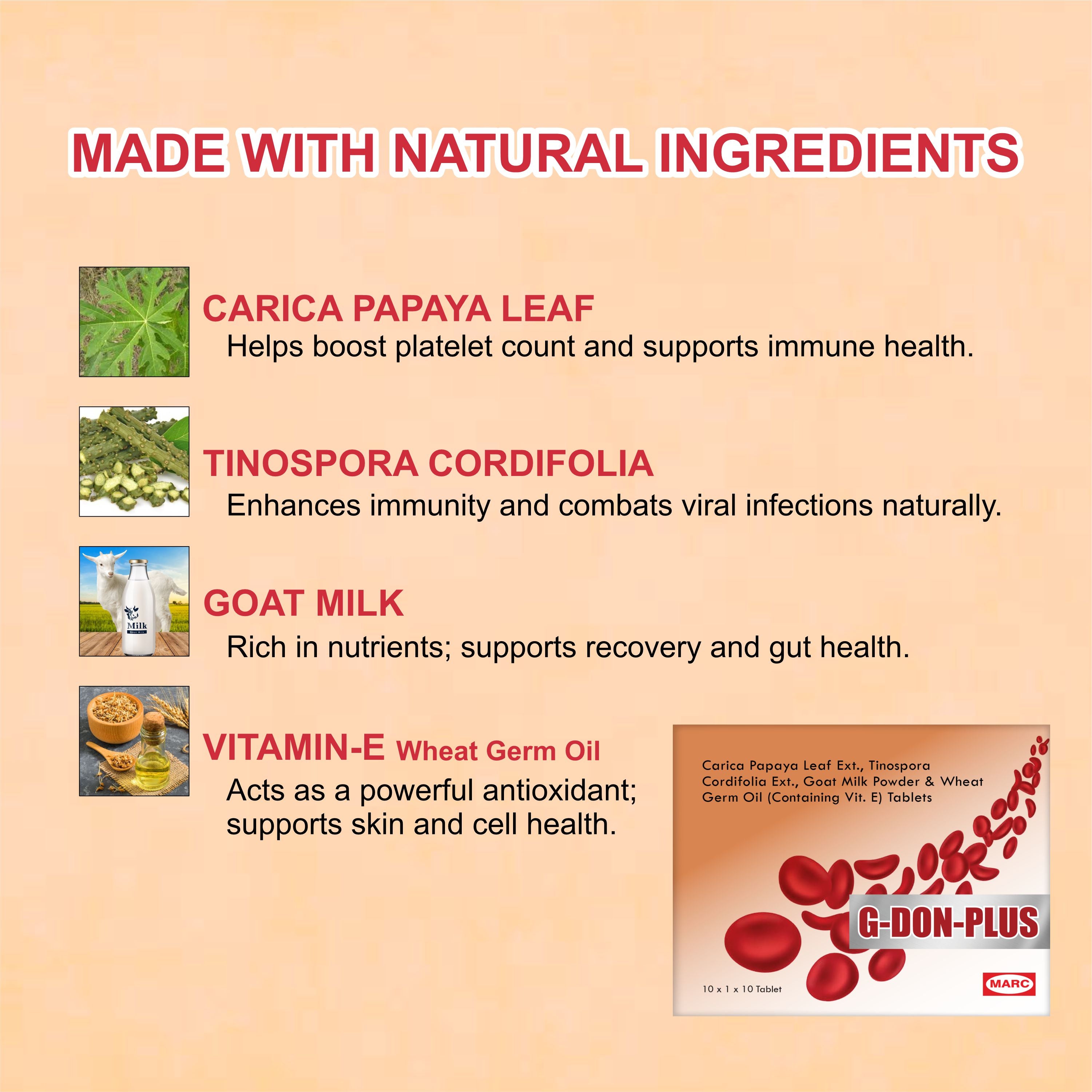 Marc G DON Plus – Complete Wellness Support for Immunity, Recovery & Vitality