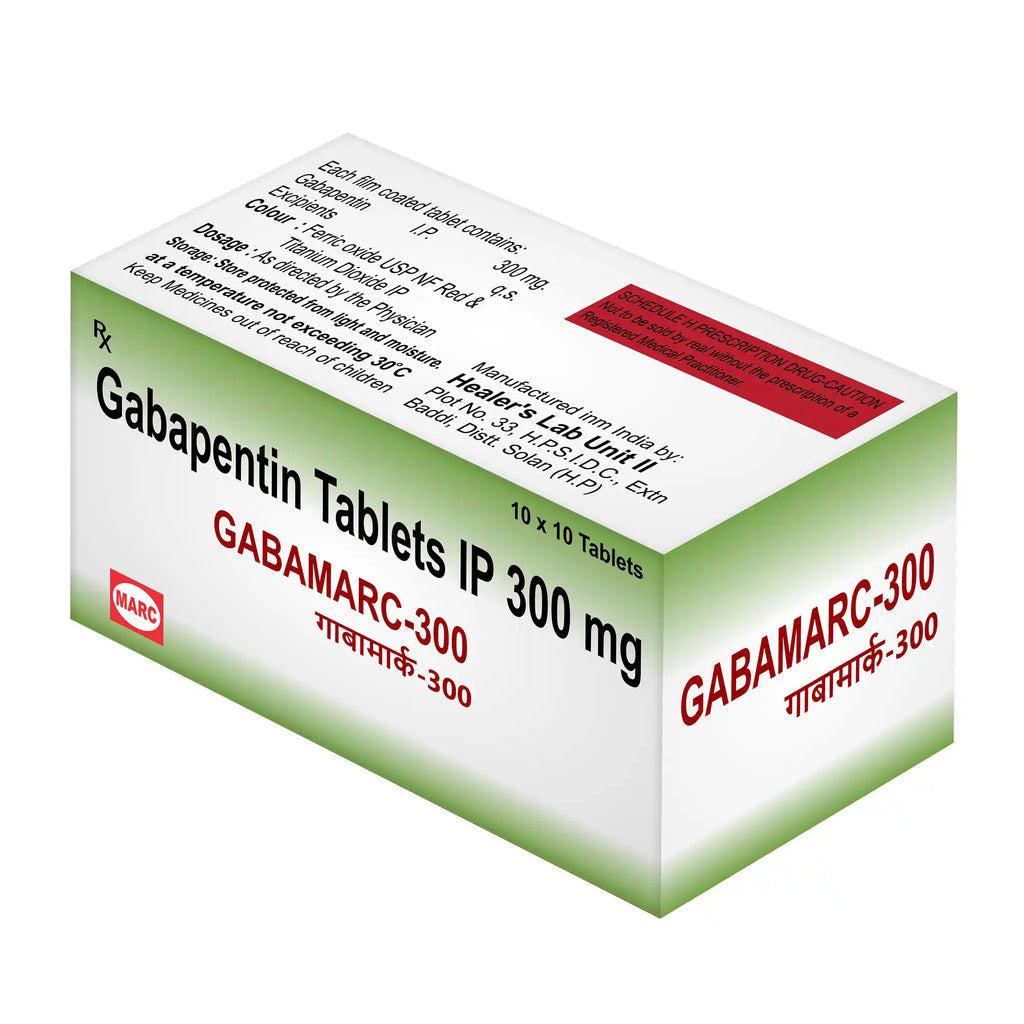 Gabamarc-300 Gabapentin 300mg Tablet – Nerve Pain, Epilepsy & Neuropathy Relief