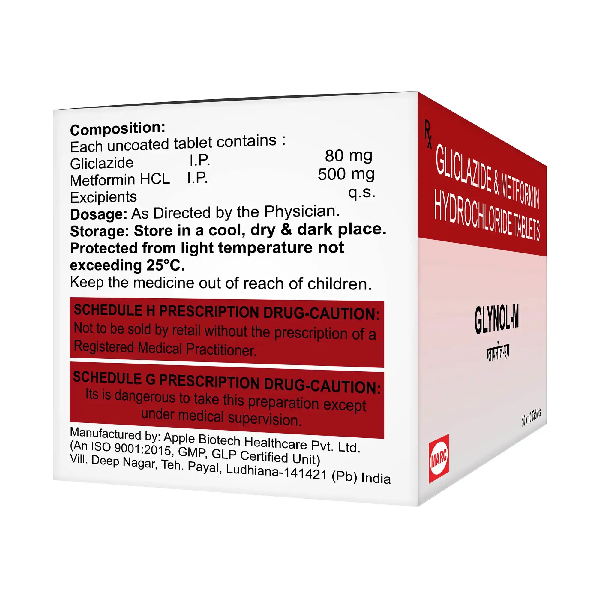 Glynol-M Glimepiride & Metformin Tablet – Type 2 Diabetes Blood Sugar Control