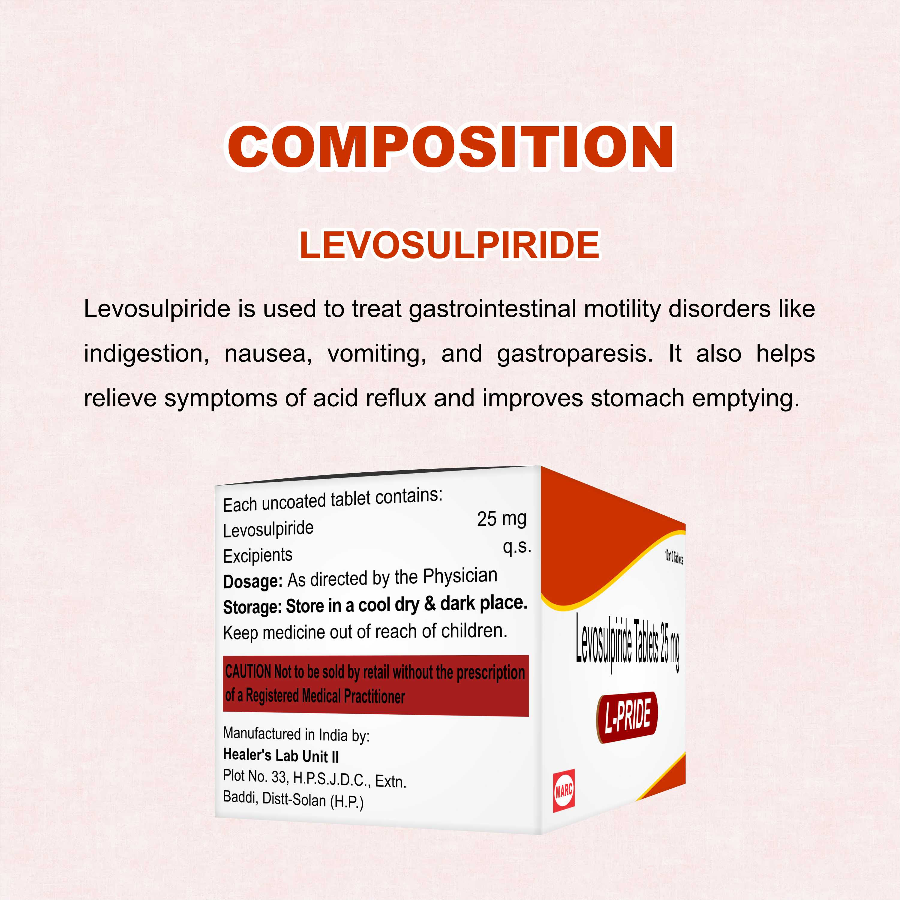 L Pride Tablets – Empowering Digestive & Mental Health (Pack of 3 Strip)