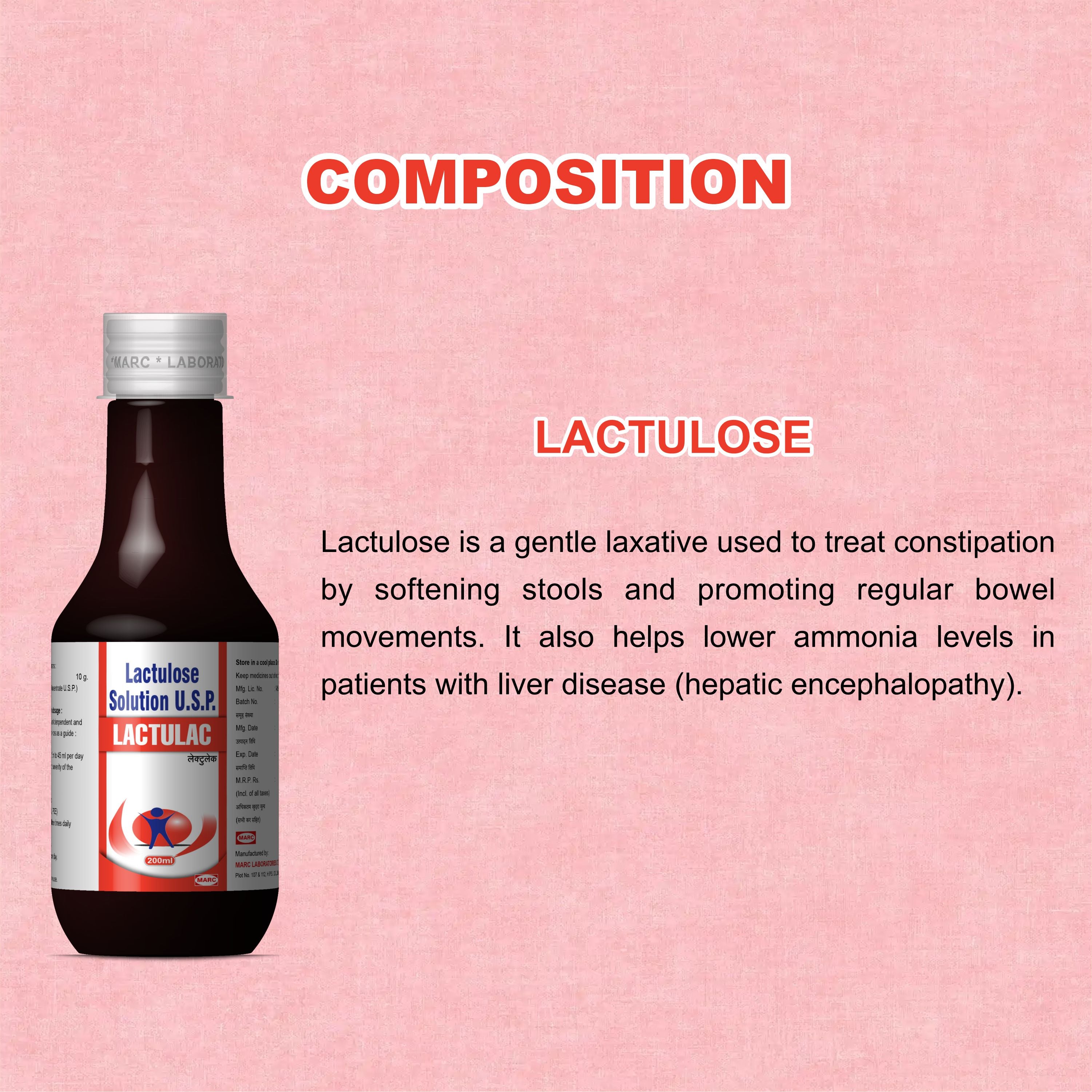 Lactulac Lactulose Syrup 200ml – Constipation & Digestive Health Syrup