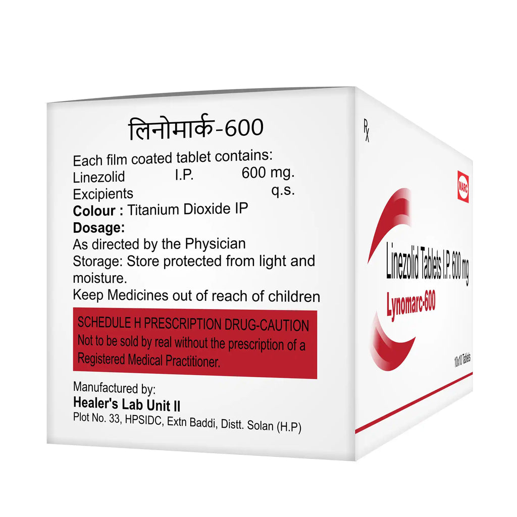 Lynomarc-600 Linezolid 600mg Tablet – Multidrug-Resistant Infection & MRSA Treatment