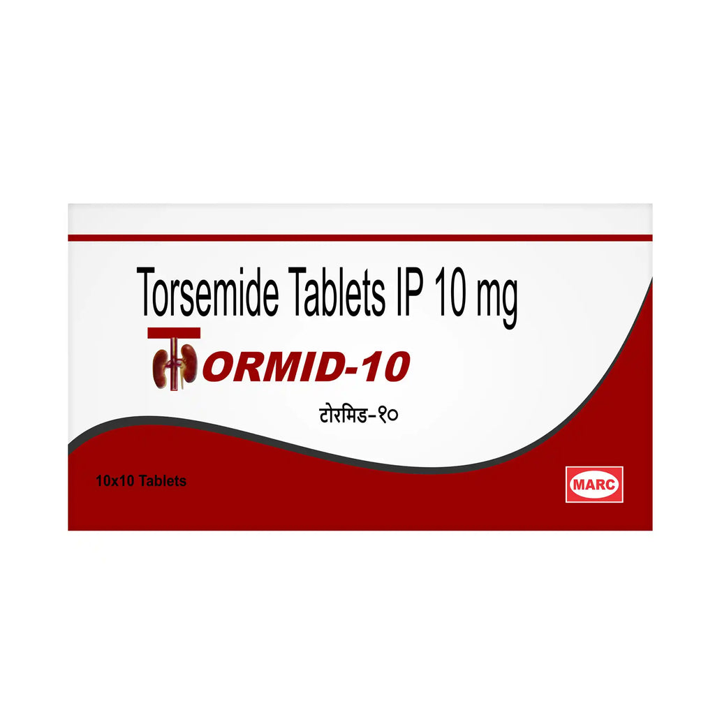 Tormid-10 Torasemide 10mg Tablet – Fluid Retention, Hypertension & Heart Failure