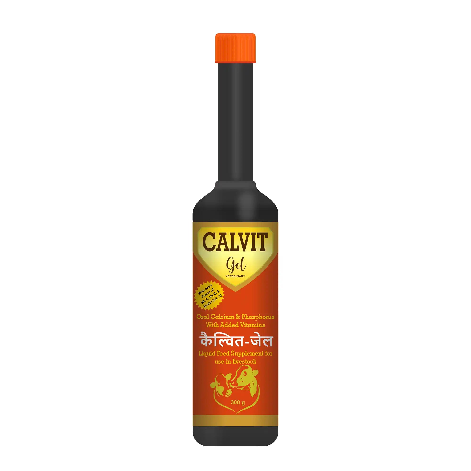 Calvit Gel Calcium & Mineral Oral Gel 300ml – Fast Calcium Supplementation for Livestock