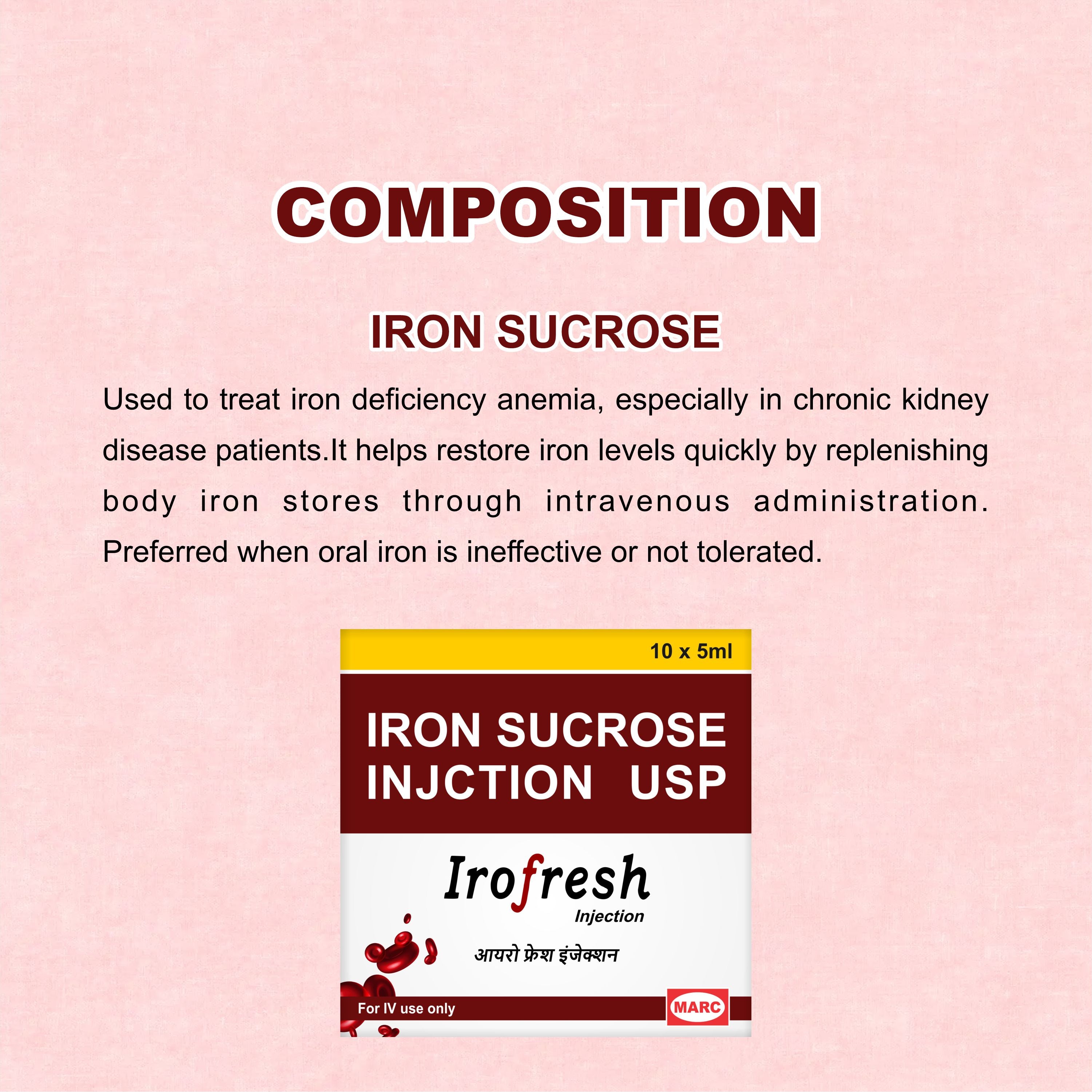 Ironfresh Injection – Trusted Solution for Iron Deficiency Anemia