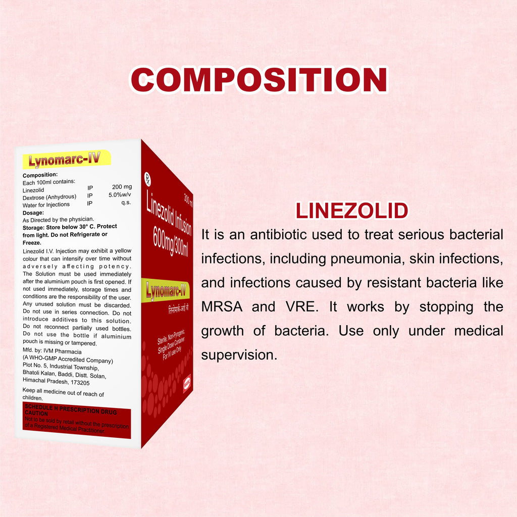 Lynomarc IV Infusion – Powerful Antibiotic for Resistant Infections