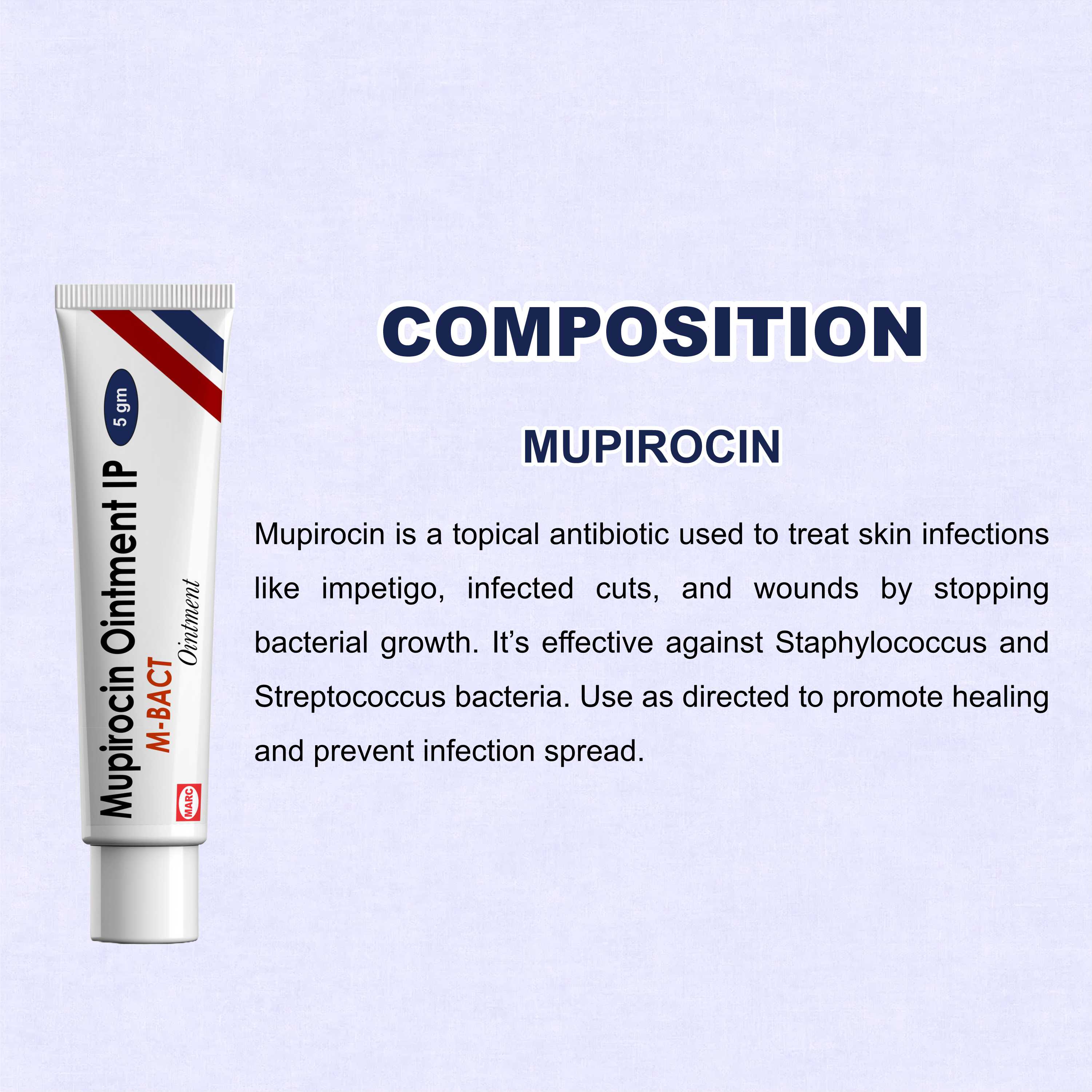 M Bact Ointment – Your Go-To Solution for Bacterial Skin Relief (Pack of 2)