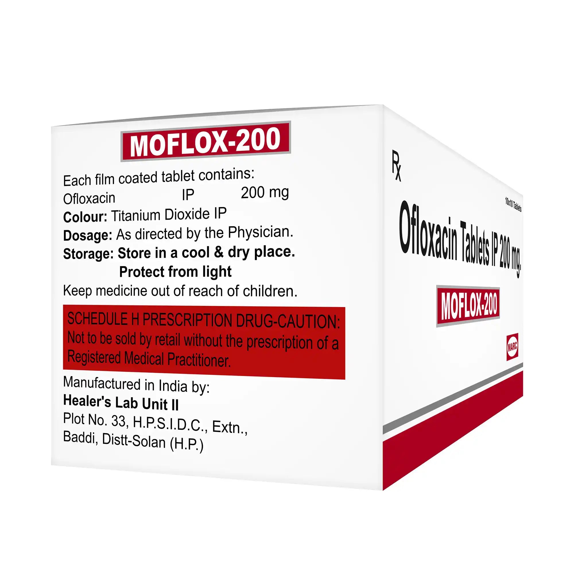 Moflox-200 Moxifloxacin 200mg Tablet – Mild Respiratory & Skin Bacterial Infection Treatment